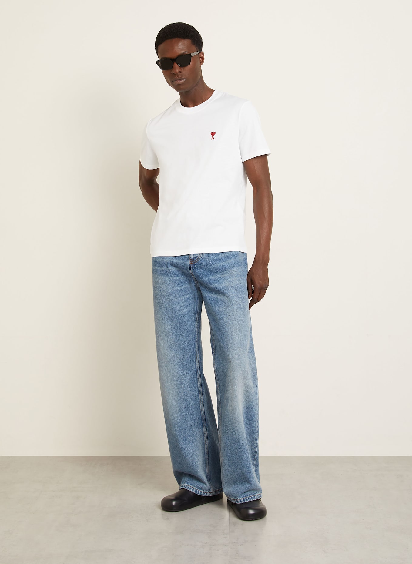 AMI PARIS T-Shirt: WEISS