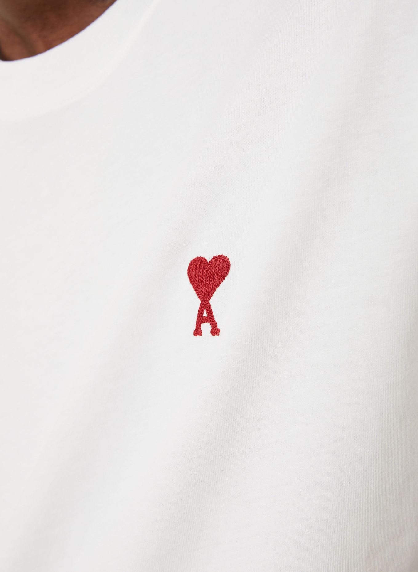 AMI PARIS T-Shirt: WEISS