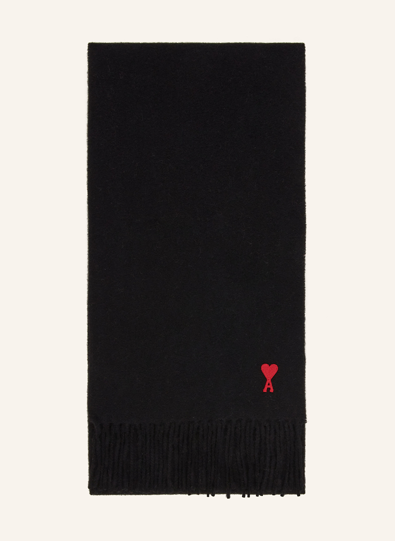 AMI PARIS Schal: SCHWARZ