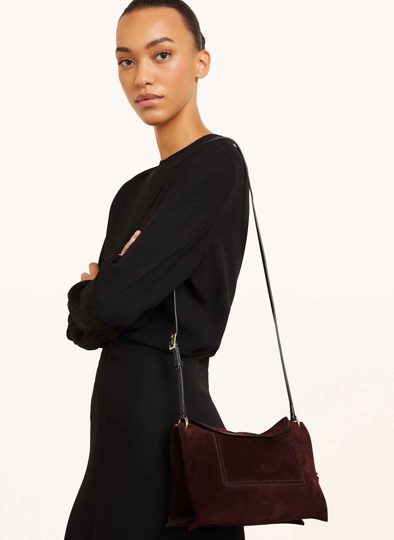 WANDLER Umhängetasche PENELOPE: DUNKELBRAUN