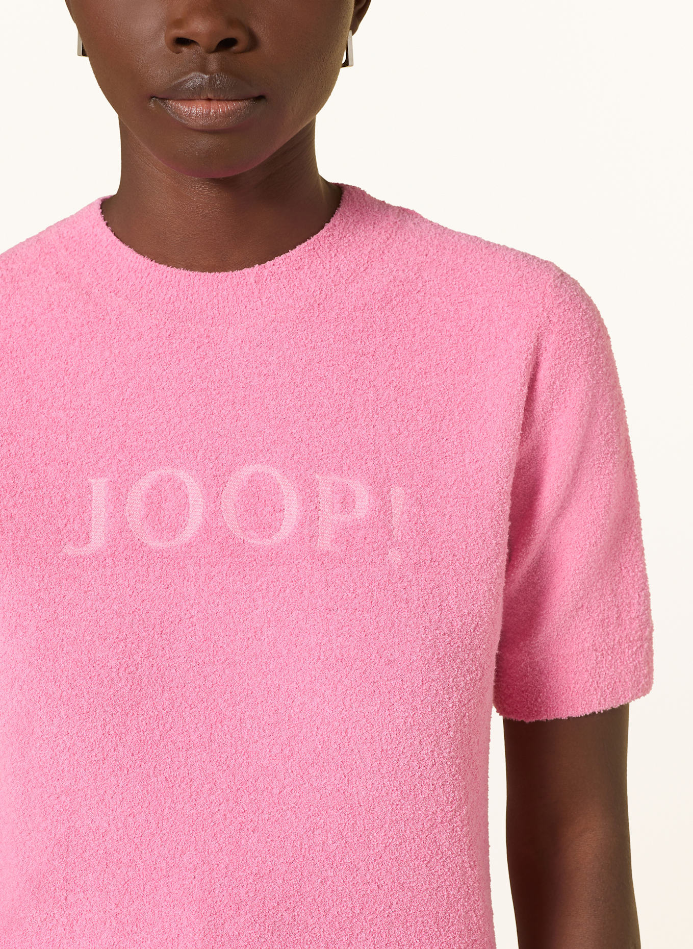 JOOP! T-Shirt KALIKA aus Frottee: PINK