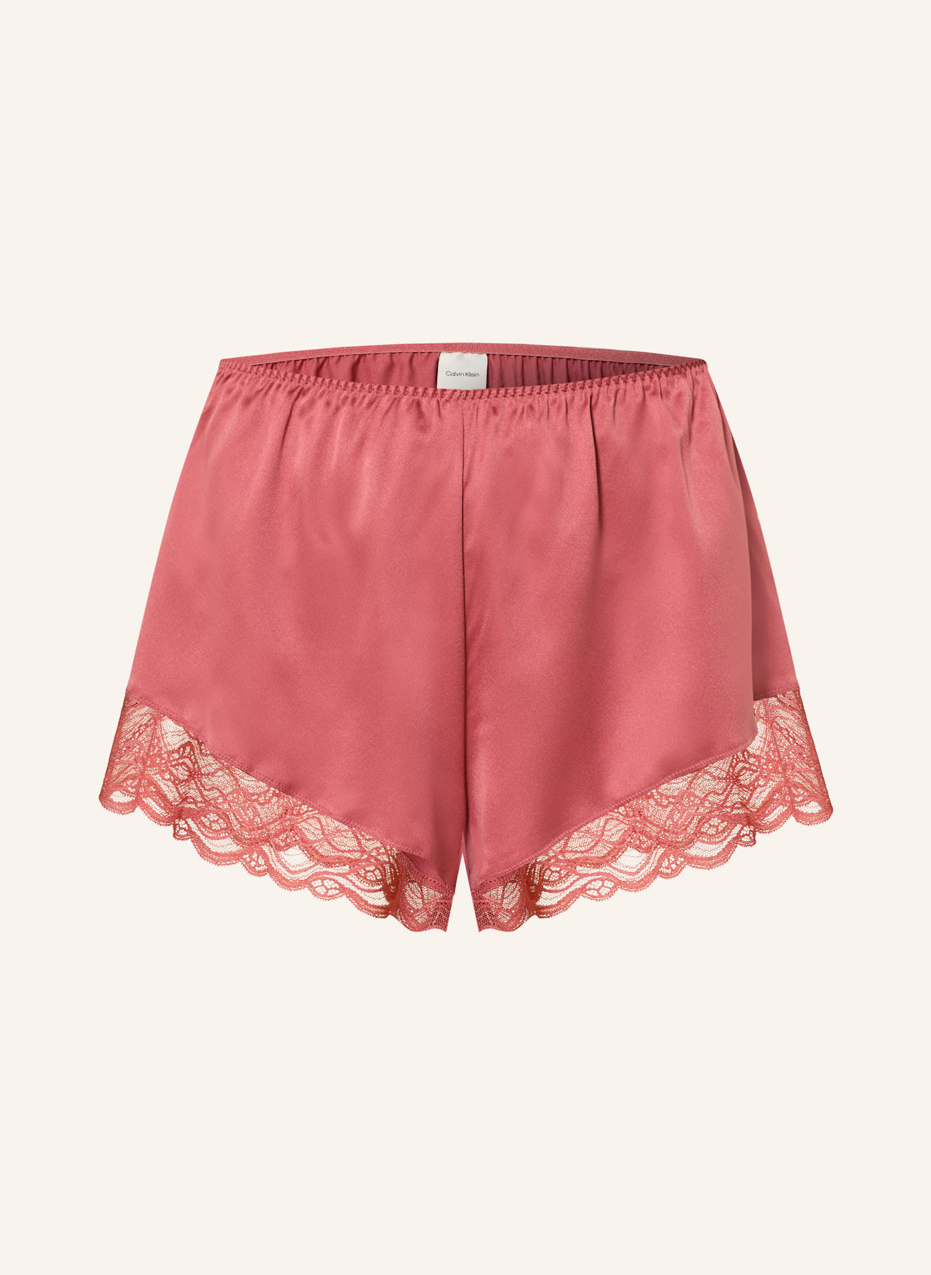 Calvin Klein Schlafshorts CK INSTINCT aus Satin: DUNKELROT