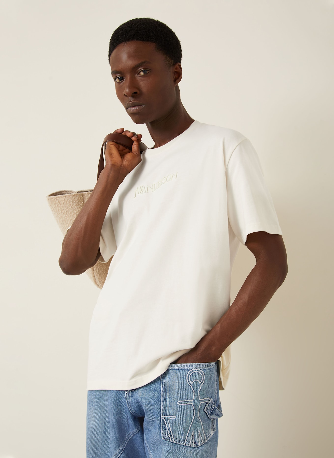 JW ANDERSON T-Shirt: ECRU