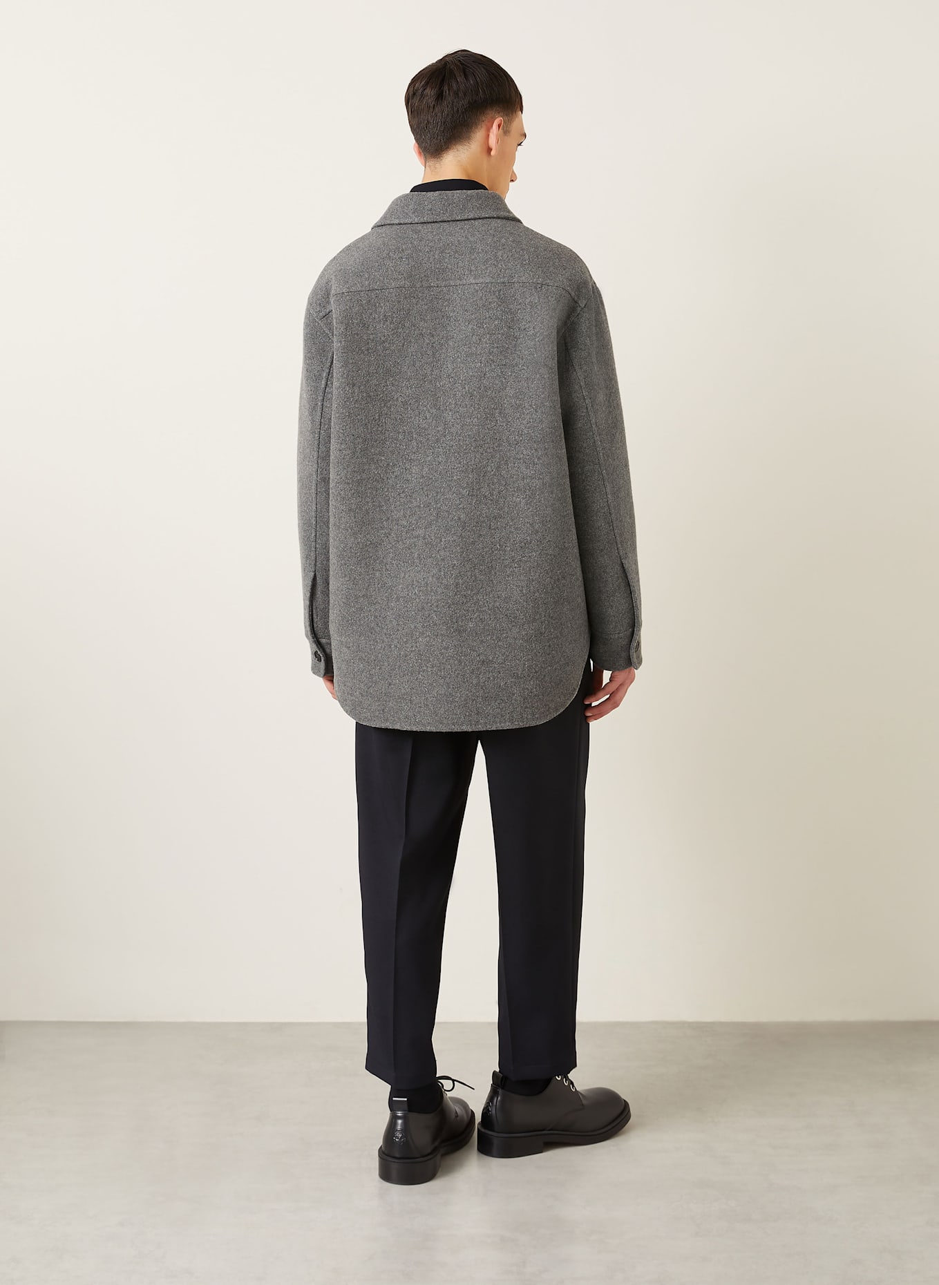 JIL SANDER Overjacket: GRAU