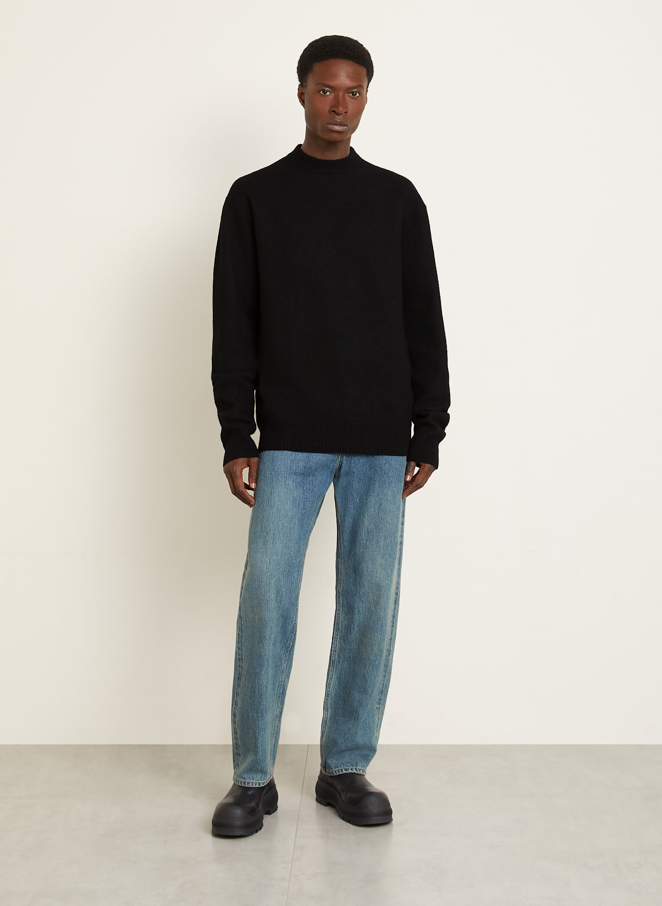 JIL SANDER Sweater: BLACK