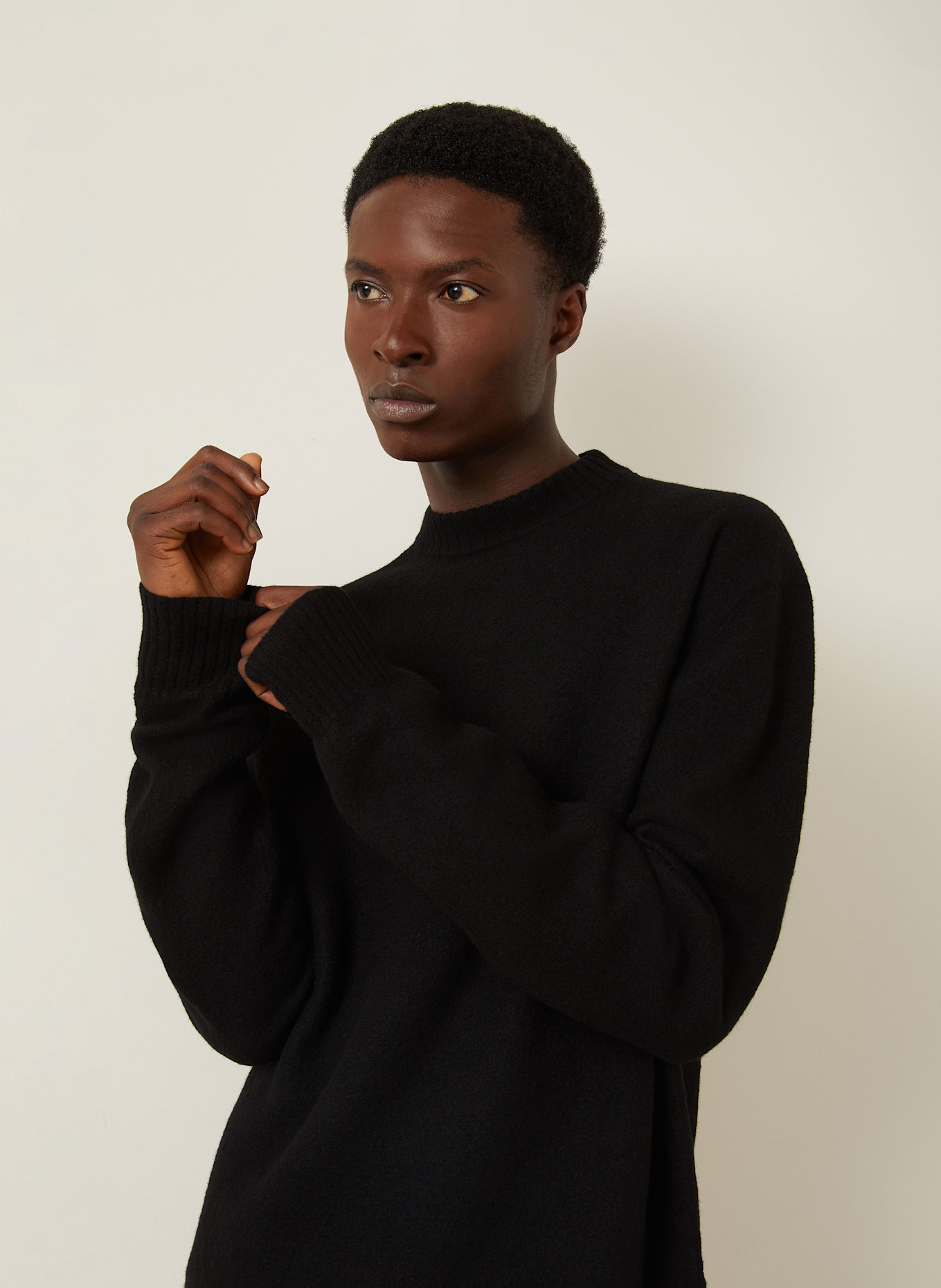 JIL SANDER Sweater: BLACK