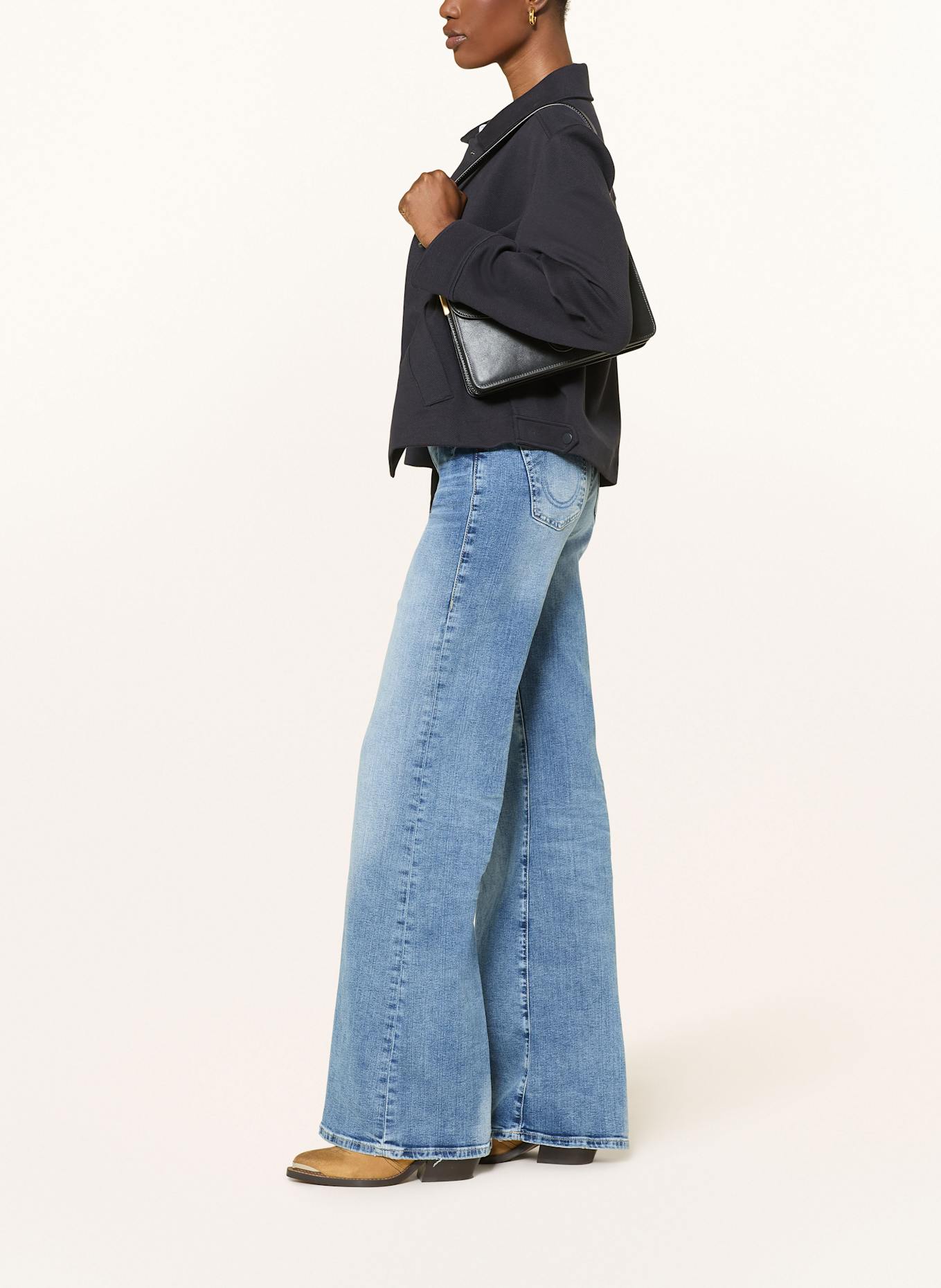 TRUE RELIGION Flared Jeans MIJA: 4000 LIGHT BLUE