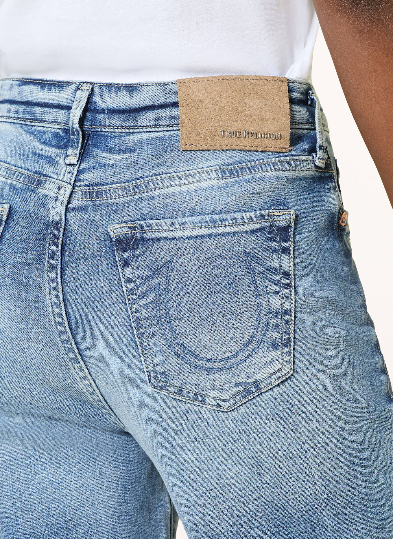 TRUE RELIGION Flared Jeans MIJA: 4000 LIGHT BLUE