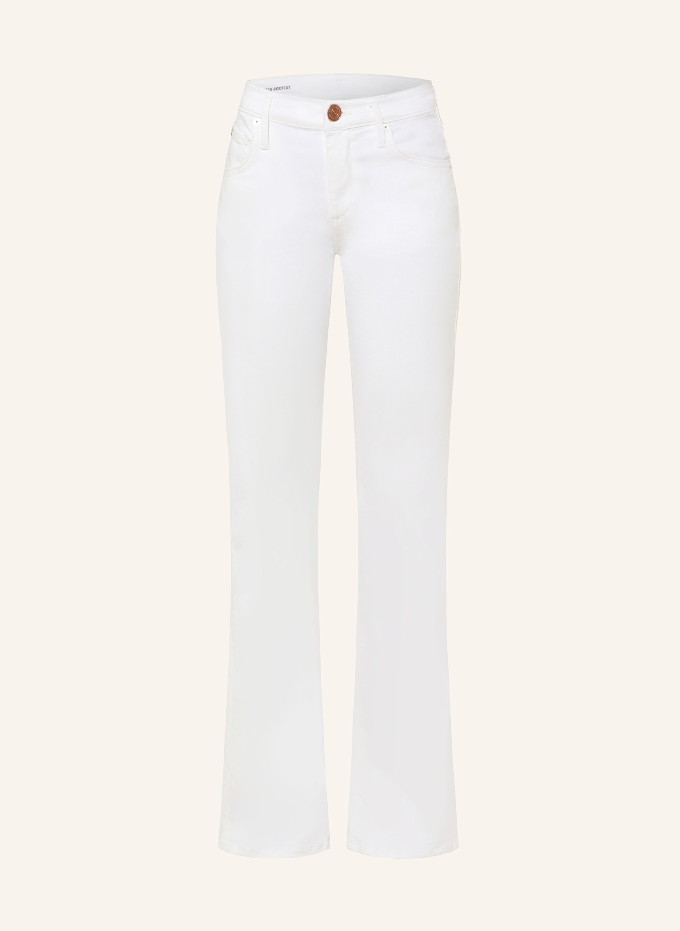 TRUE RELIGION Jeansy bootcut BECCA: BIAŁY