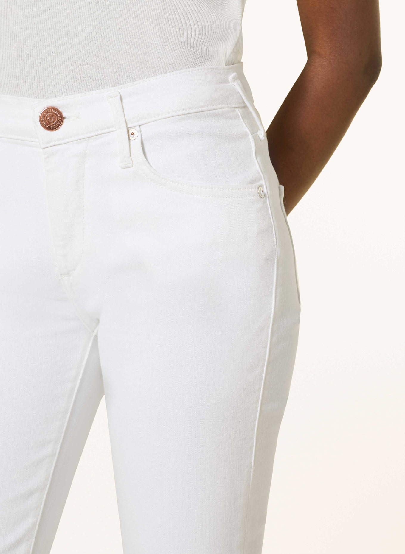 TRUE RELIGION Jeansy bootcut BECCA: BIAŁY