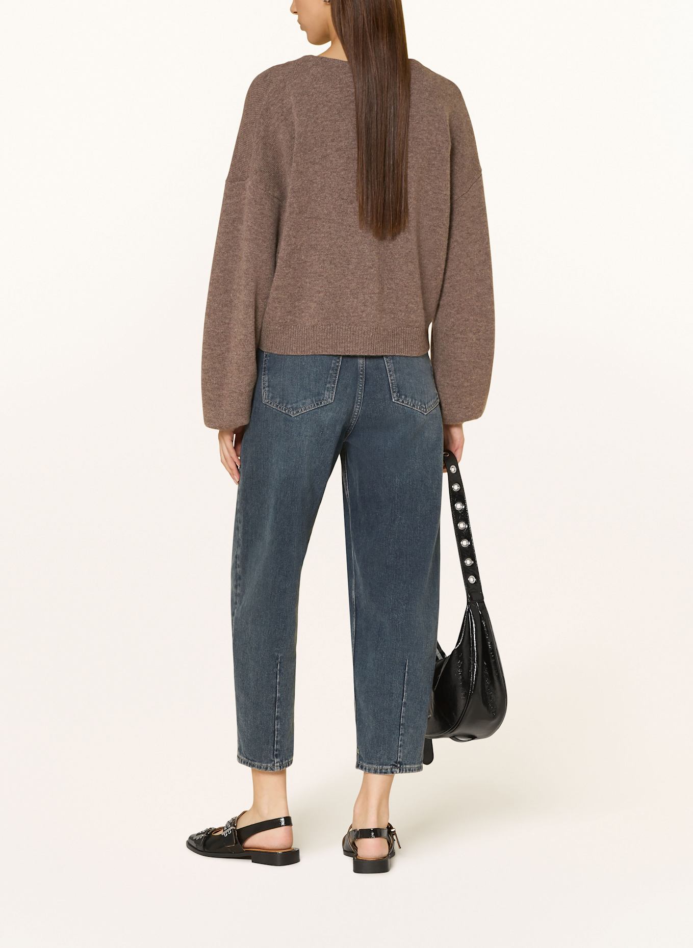 GESTUZ Strickjacke MANIGZ: BRAUN