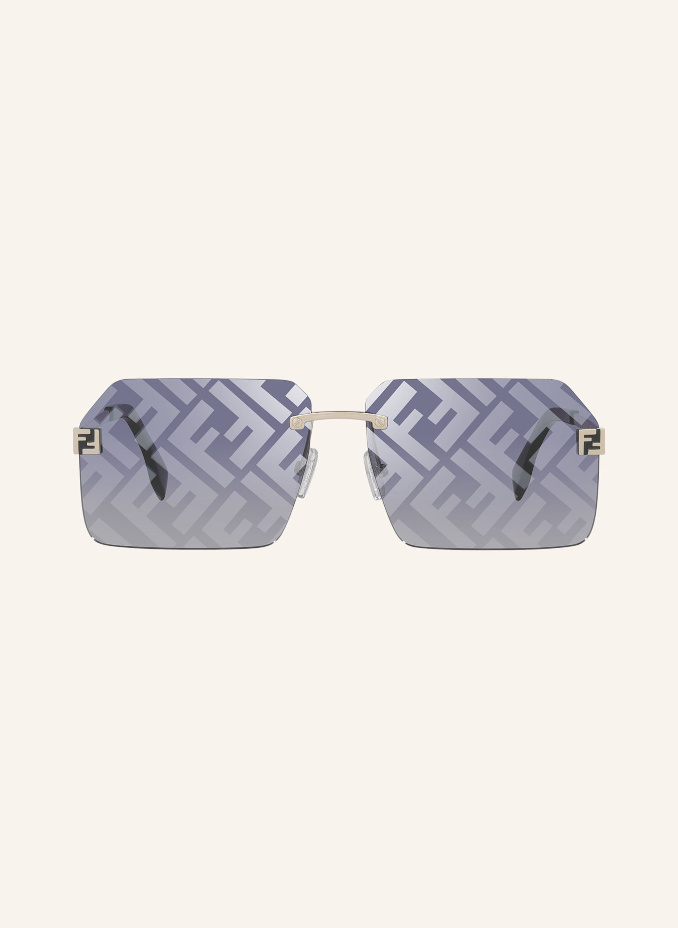 FENDI Sonnenbrille FN000605: 2600L3 - SILBER/ GRAU VERLAUF