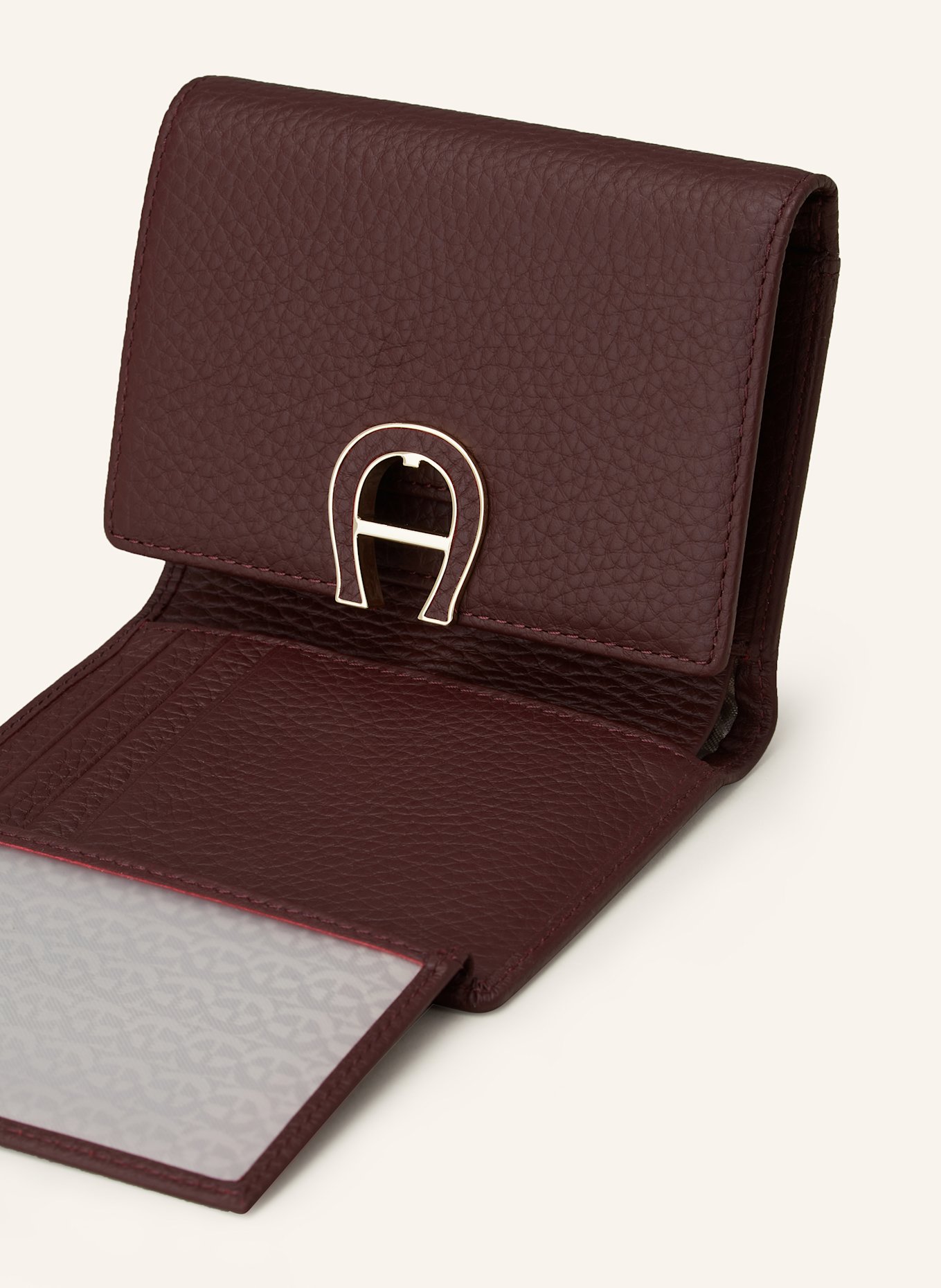 AIGNER Geldbörse FASHION: DUNKELROT