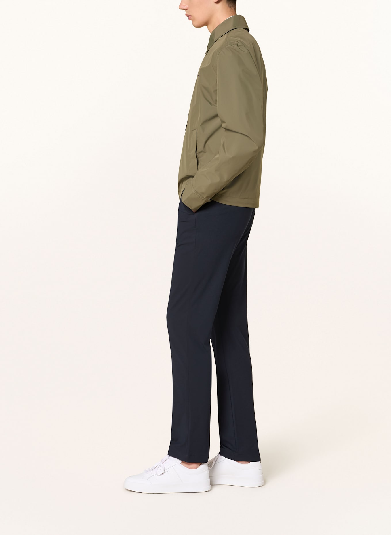 TOMMY HILFIGER Chino DENTON Straight Fit: DUNKELBLAU