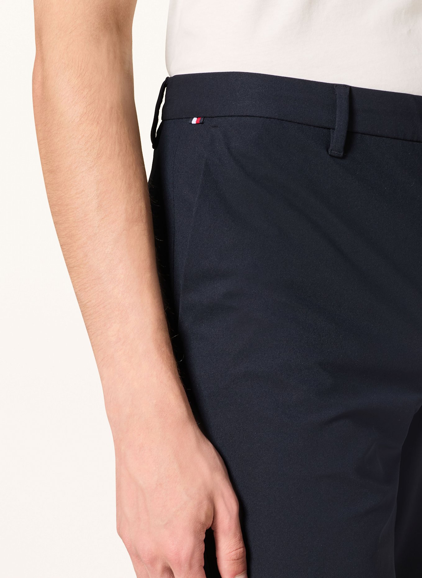 TOMMY HILFIGER Chino DENTON Straight Fit: DUNKELBLAU