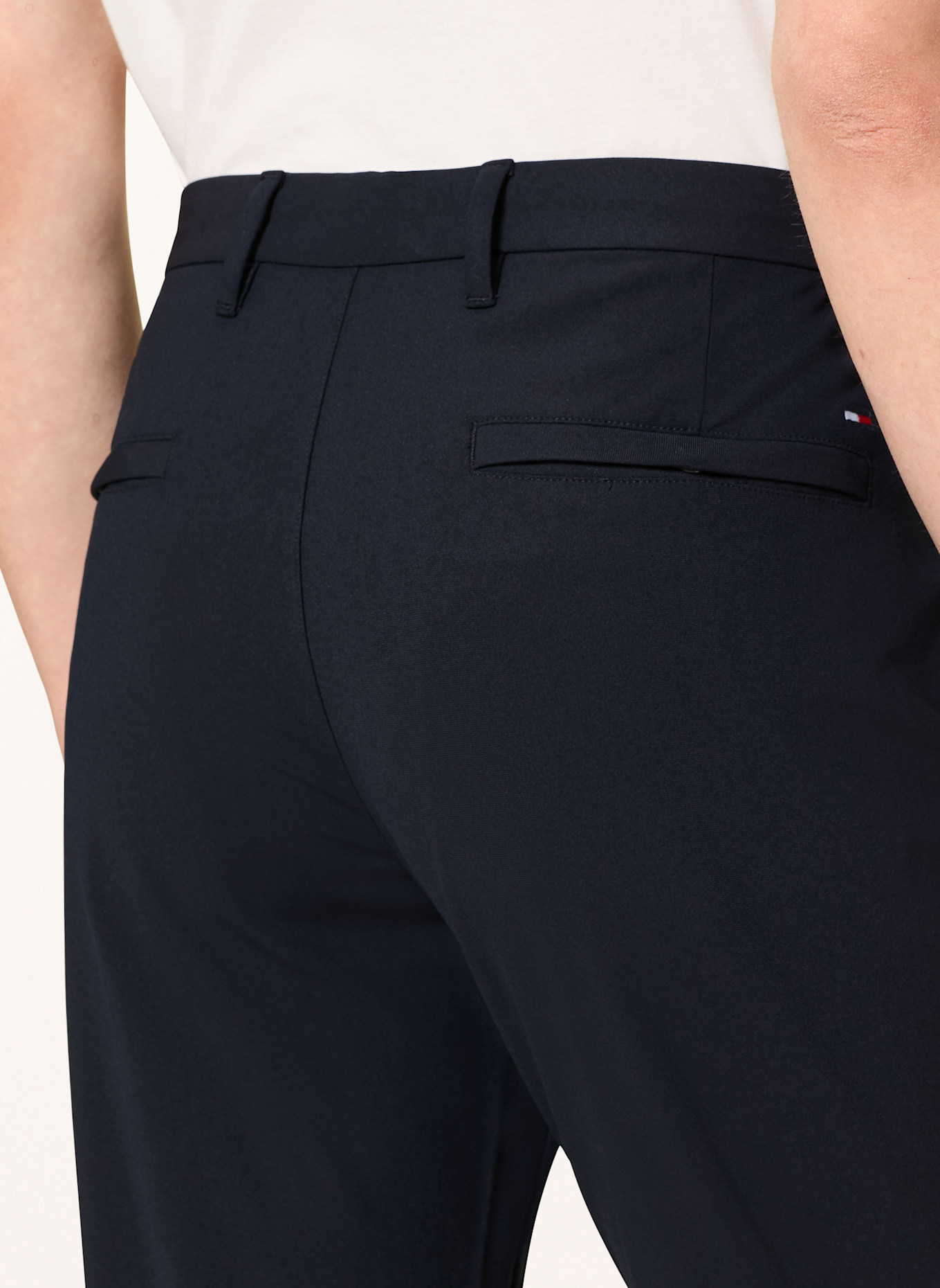 TOMMY HILFIGER Chino DENTON Straight Fit: DUNKELBLAU