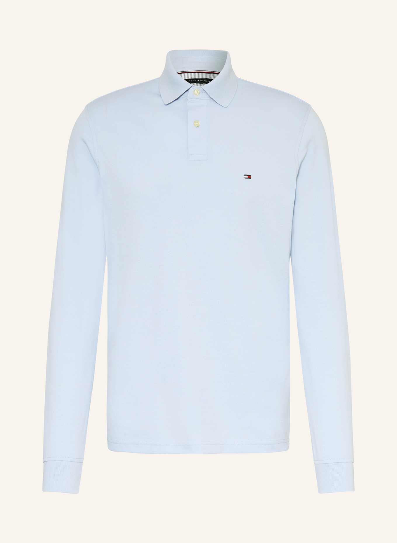 TOMMY HILFIGER Piqué-Poloshirt Regular Fit: HELLBLAU