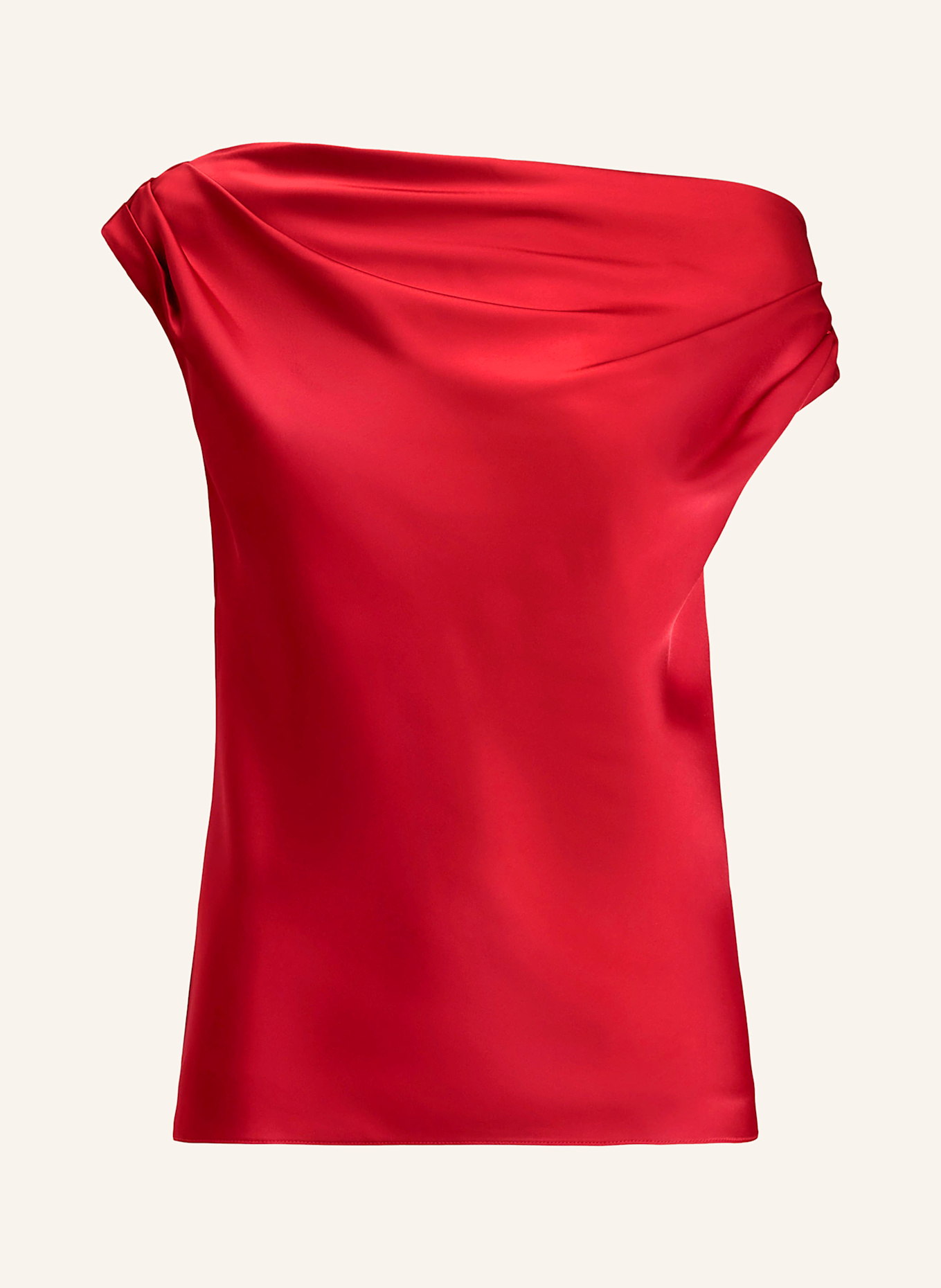 LAUREN RALPH LAUREN Satintop: DUNKELROT