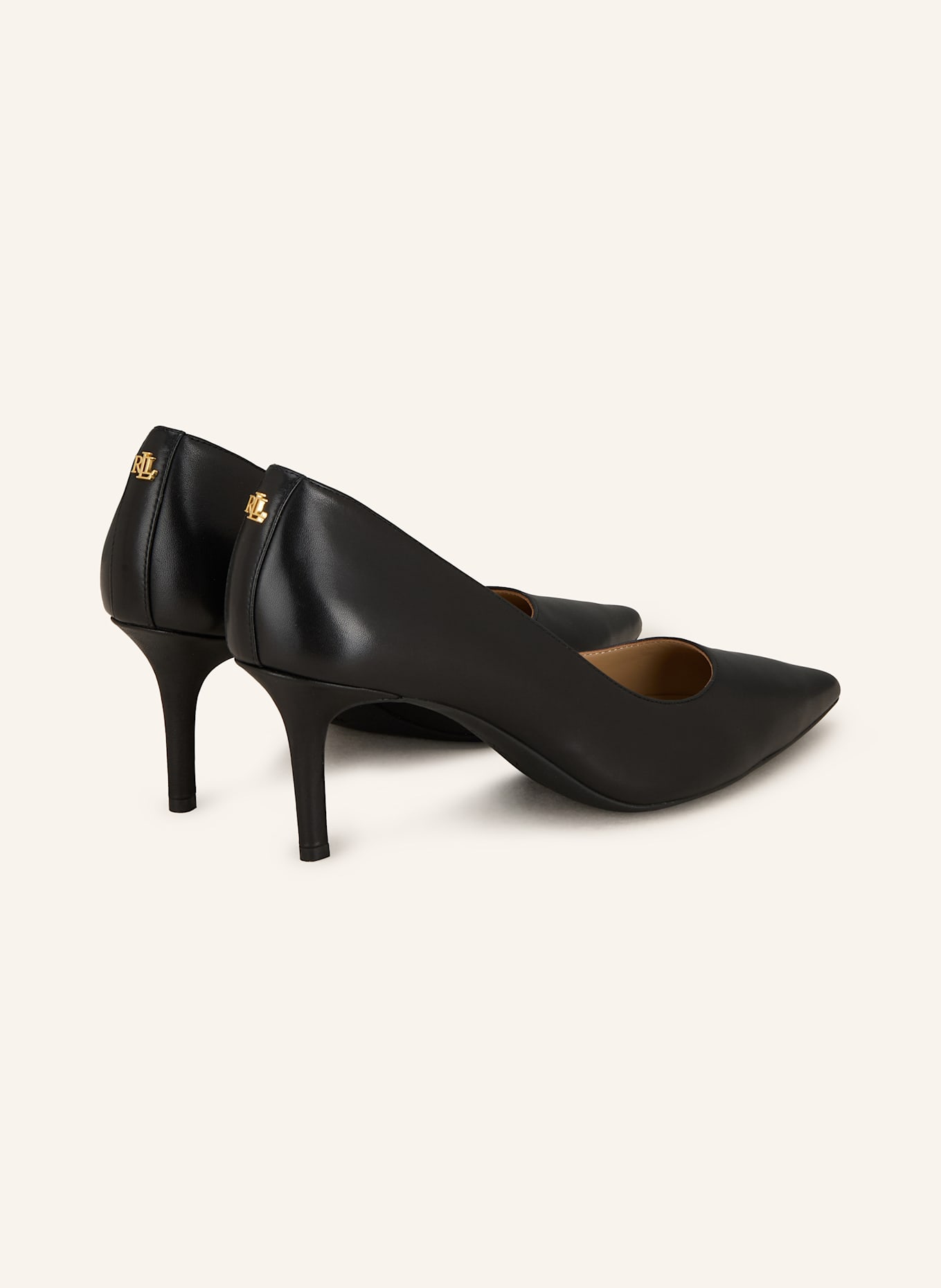 LAUREN RALPH LAUREN Lodičky LANETTE: ČERNÁ