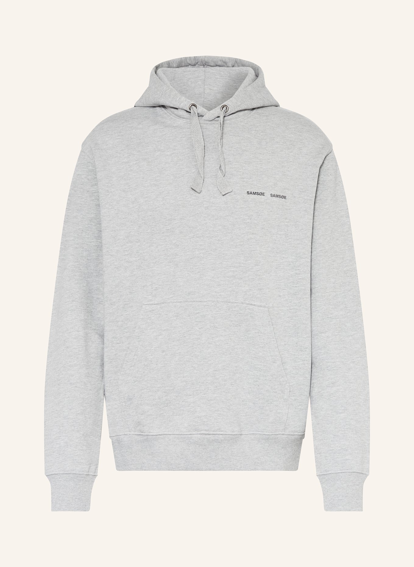 SAMSØE SAMSØE Hoodie NORSBRO: HELLGRAU