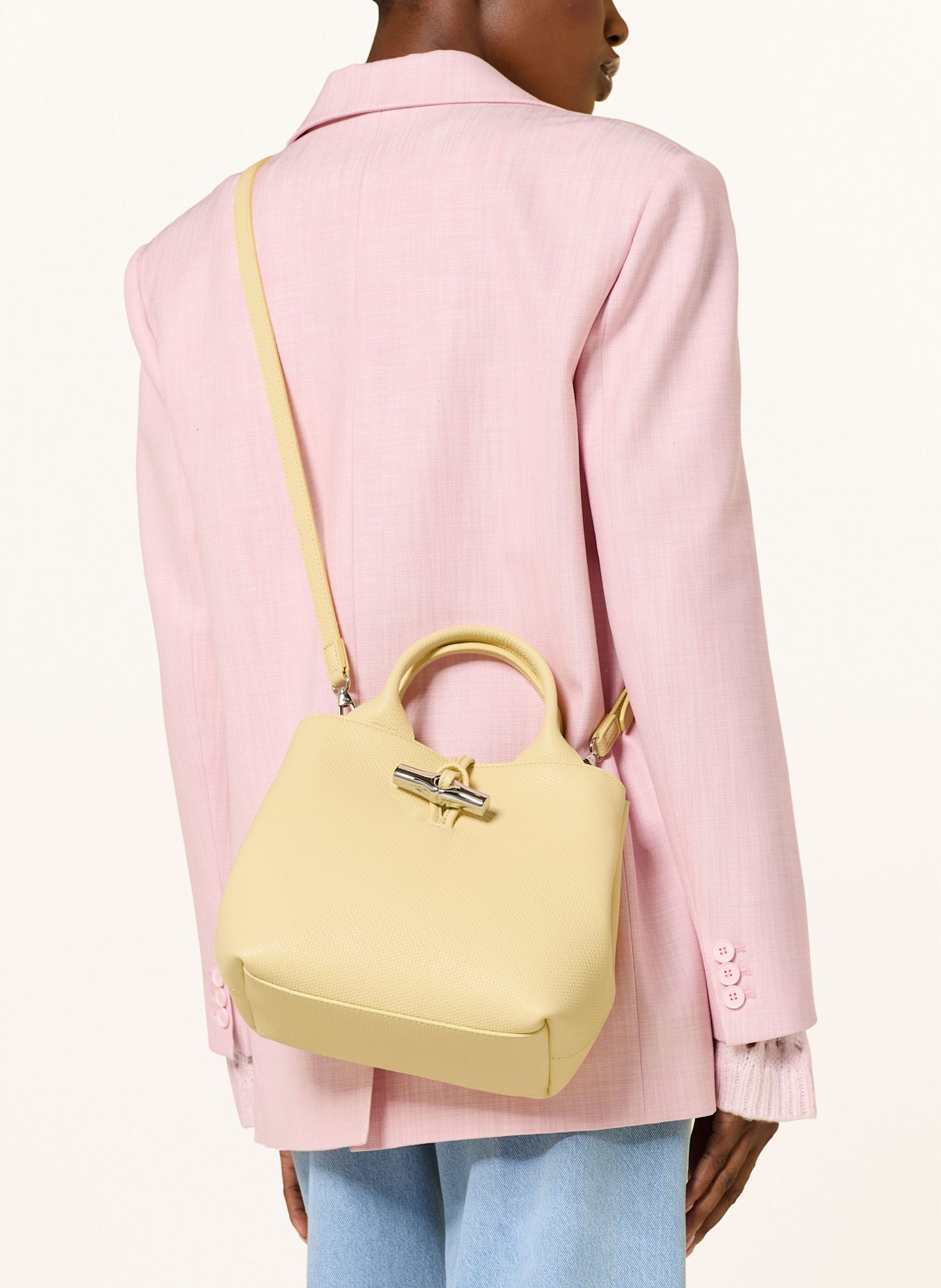 LONGCHAMP Umhängetasche LE ROSEAU SMALL: HELLGELB