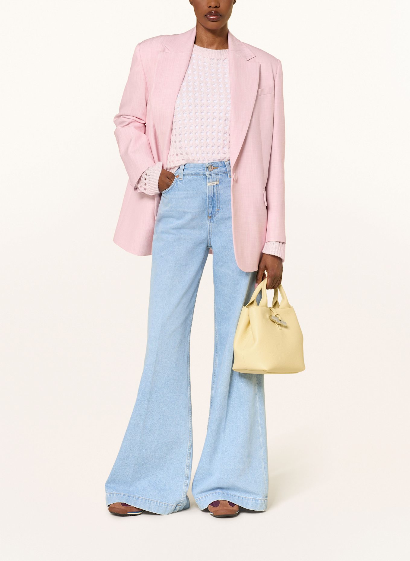 LONGCHAMP Umhängetasche LE ROSEAU SMALL: HELLGELB