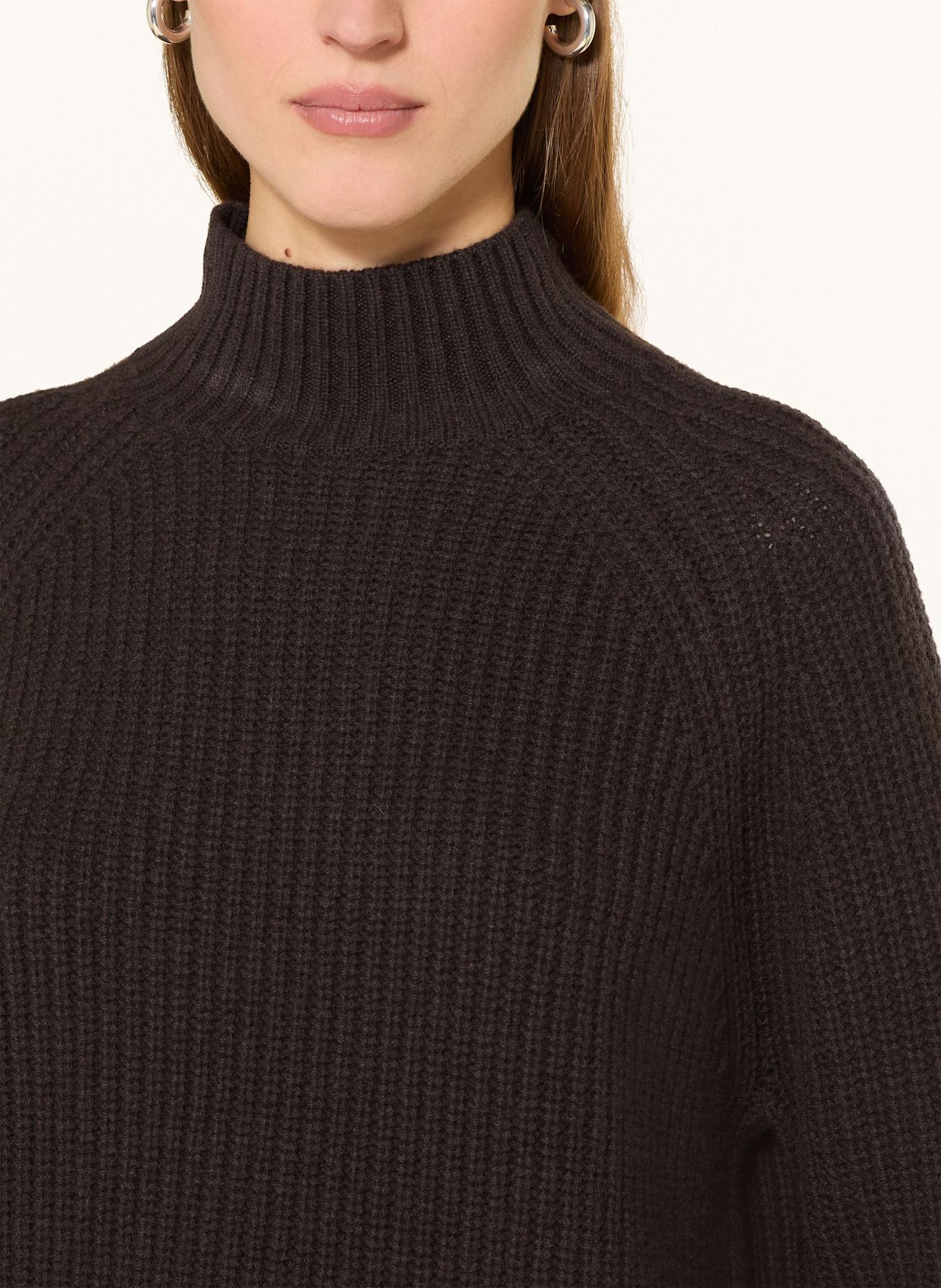 lilienfels Pullover mit Cashmere: DUNKELBRAUN
