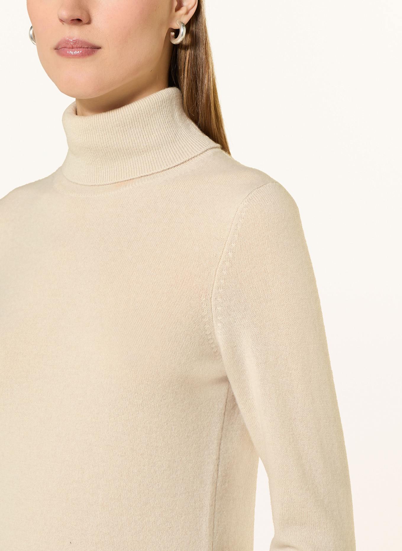 lilienfels Rollkragenpullover aus Cashmere: CREME