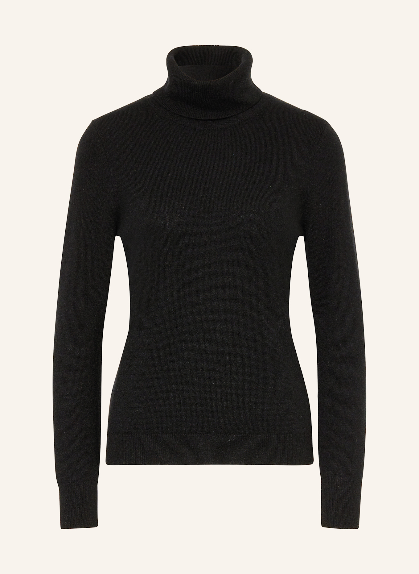 lilienfels Rollkragenpullover aus Cashmere: SCHWARZ