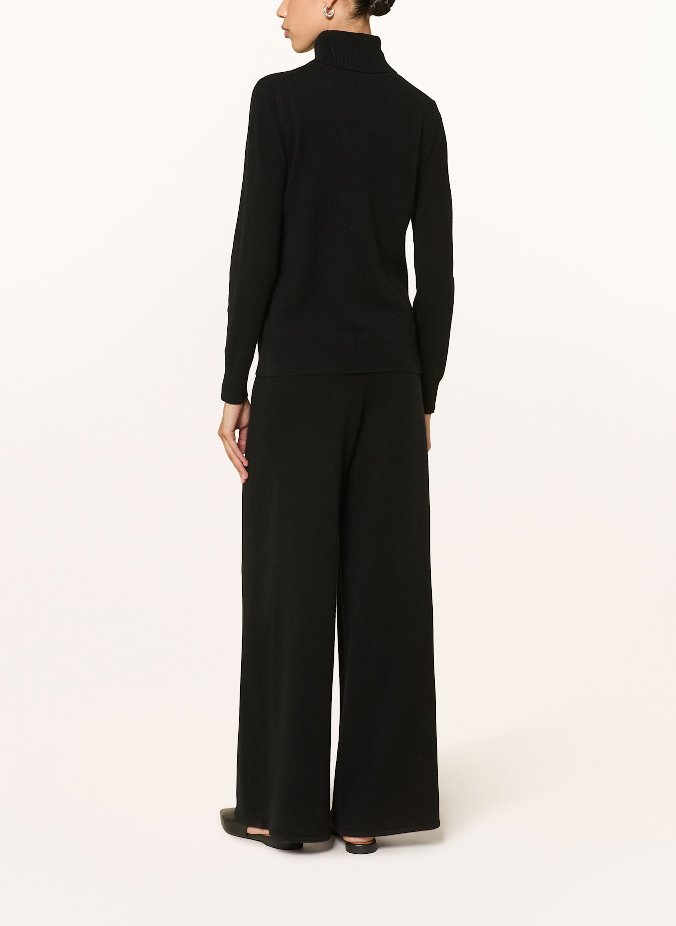 lilienfels Rollkragenpullover aus Cashmere: SCHWARZ