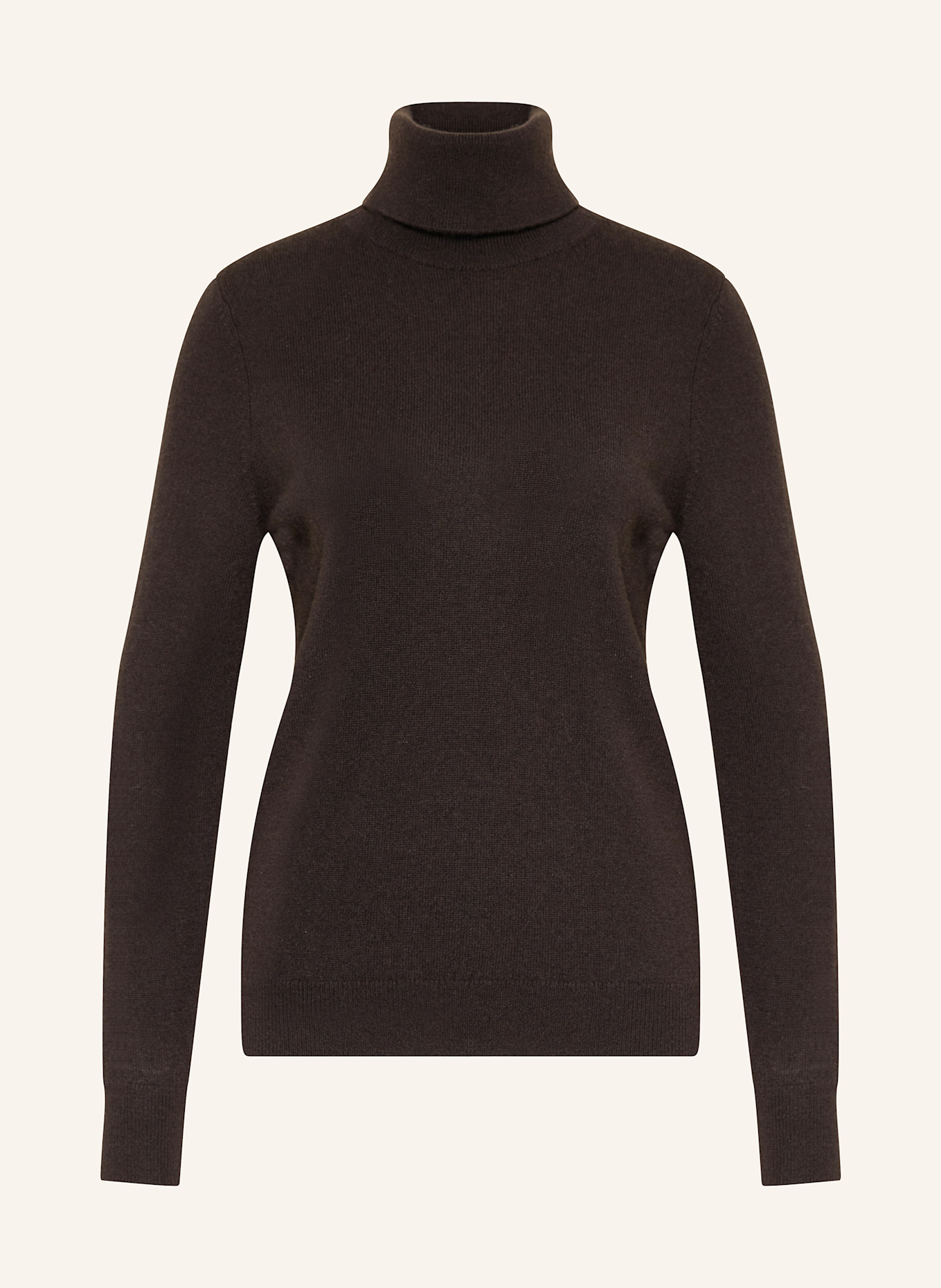 lilienfels Rollkragenpullover aus Cashmere: DUNKELBRAUN