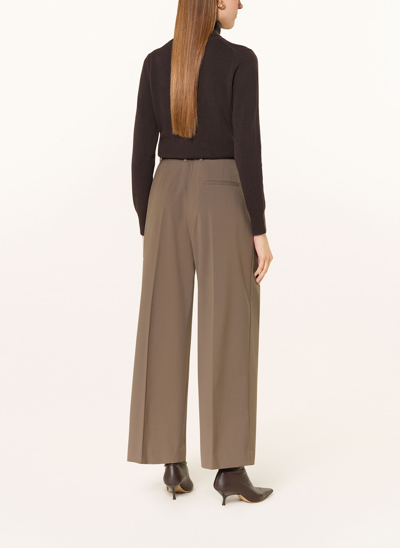 lilienfels Rollkragenpullover aus Cashmere: DUNKELBRAUN