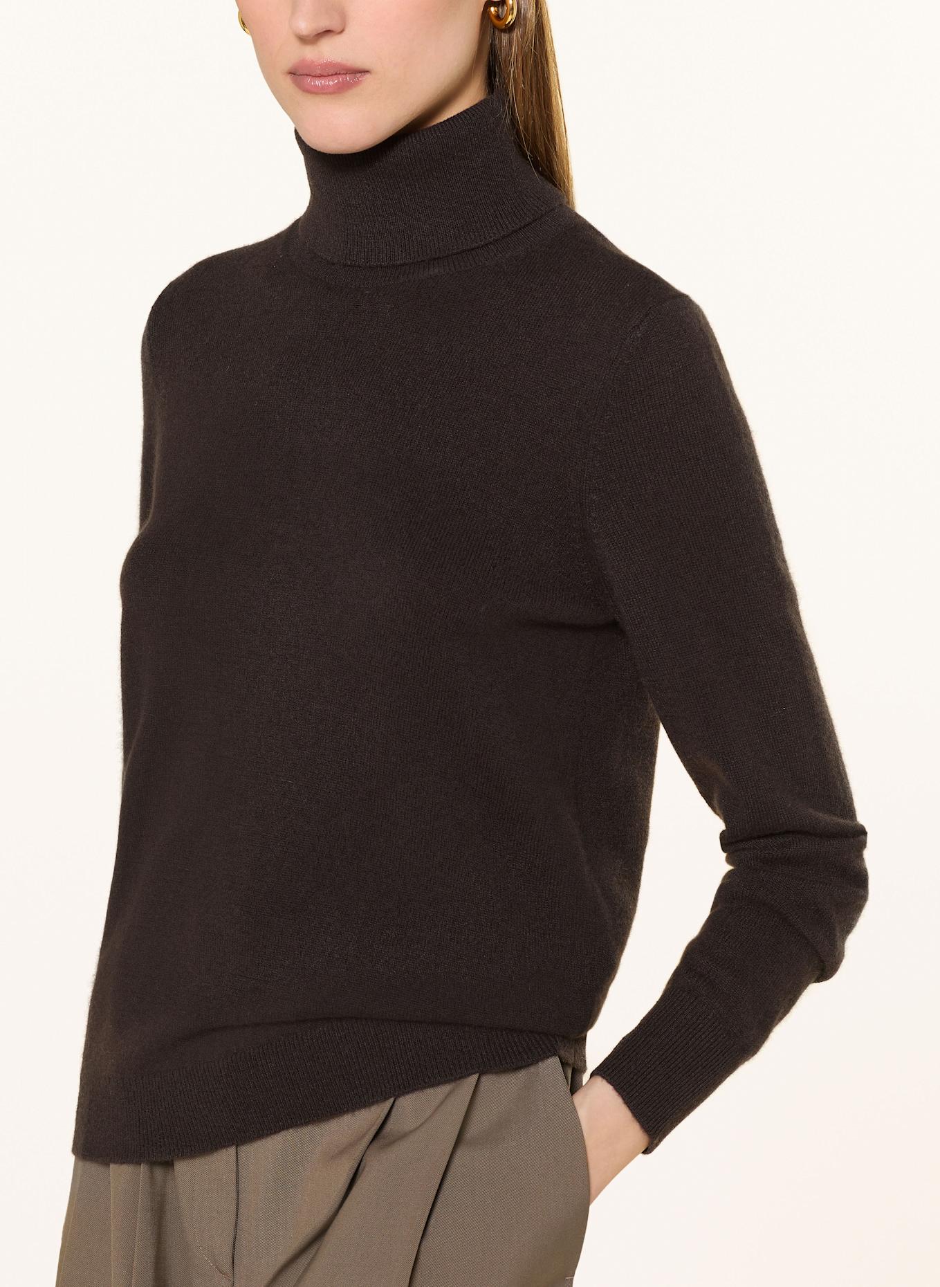 lilienfels Rollkragenpullover aus Cashmere: DUNKELBRAUN