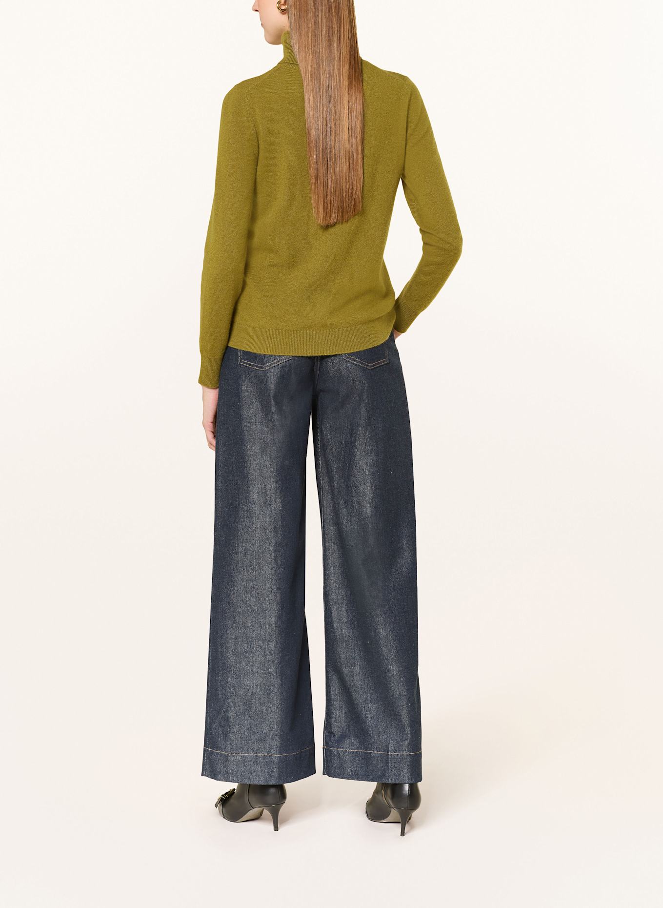 lilienfels Rollkragenpullover aus Cashmere: OLIV