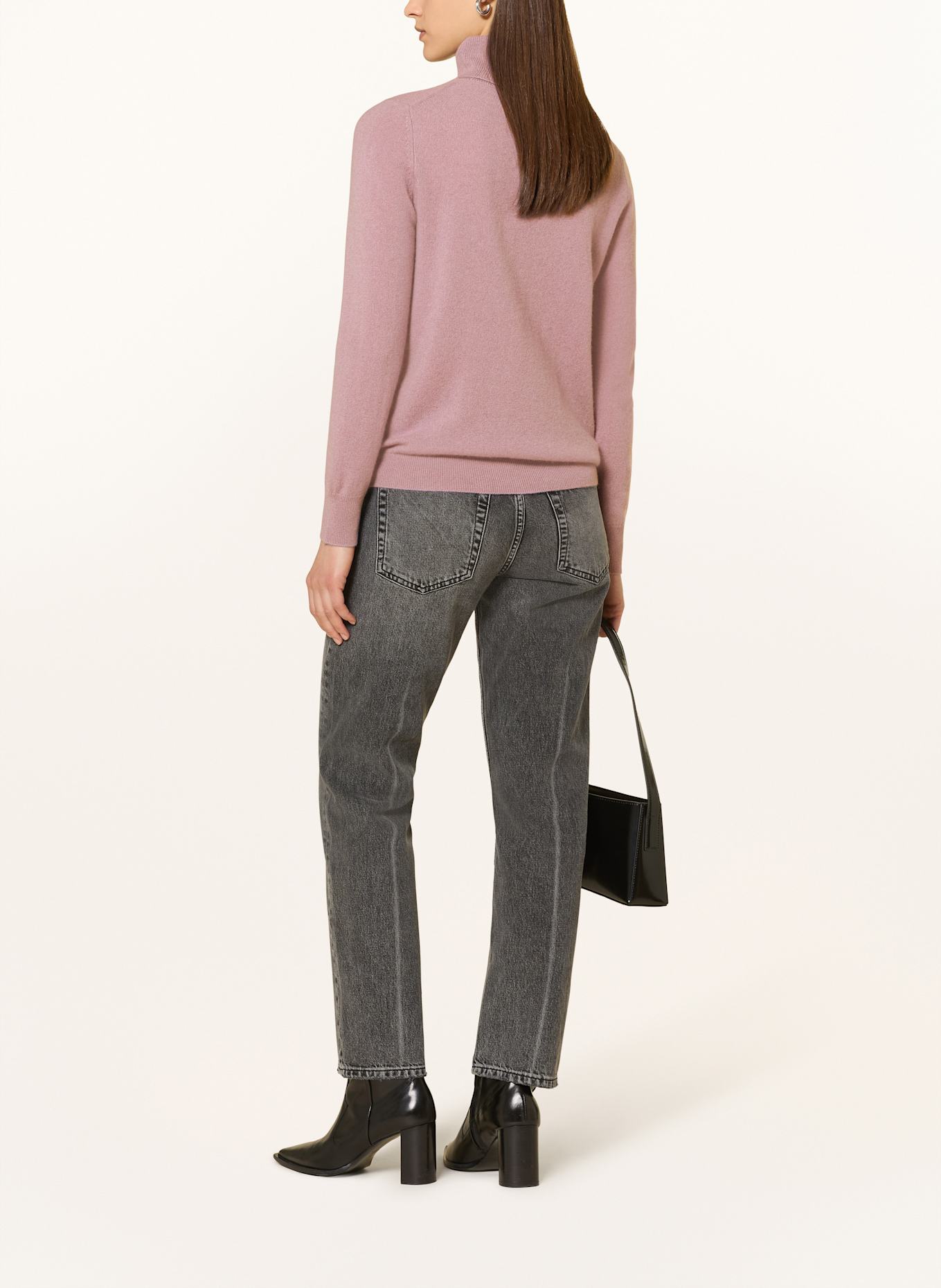 lilienfels Rollkragenpullover aus Cashmere: HELLLILA