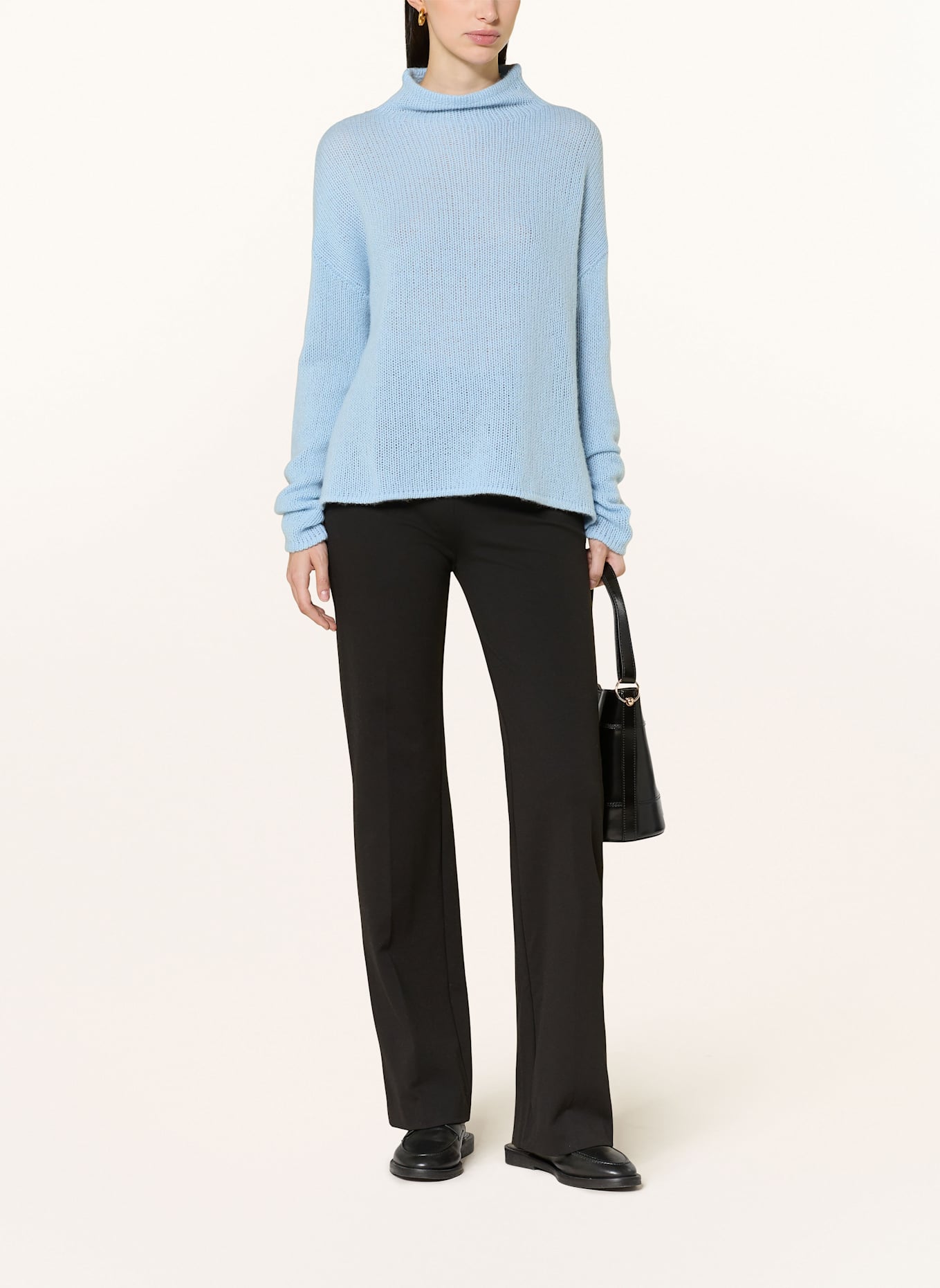 lilienfels Cashmere-Pullover: HELLBLAU