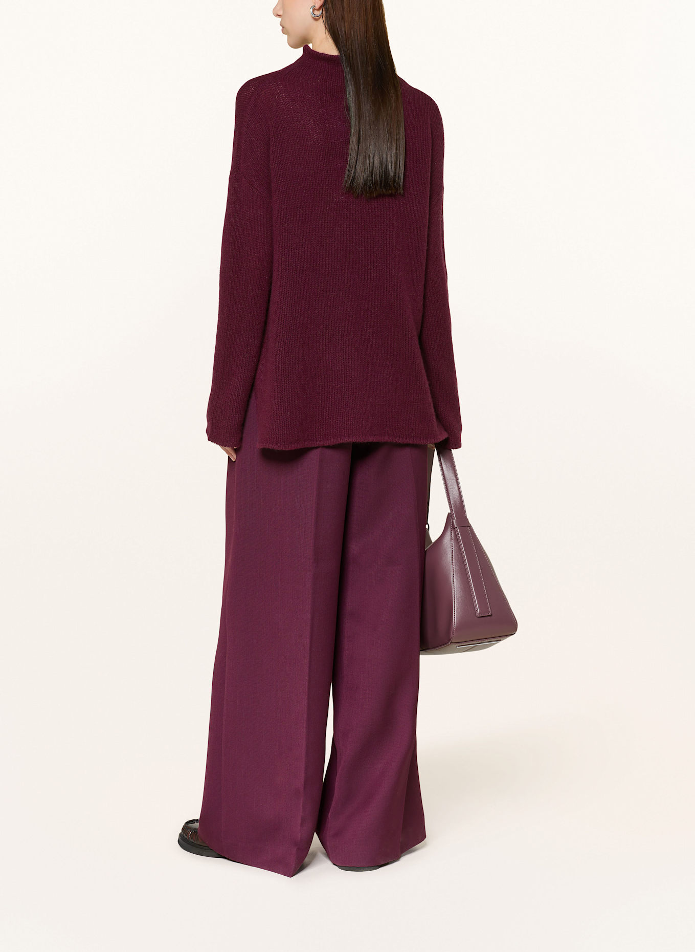 lilienfels Cashmere-Pullover: DUNKELROT