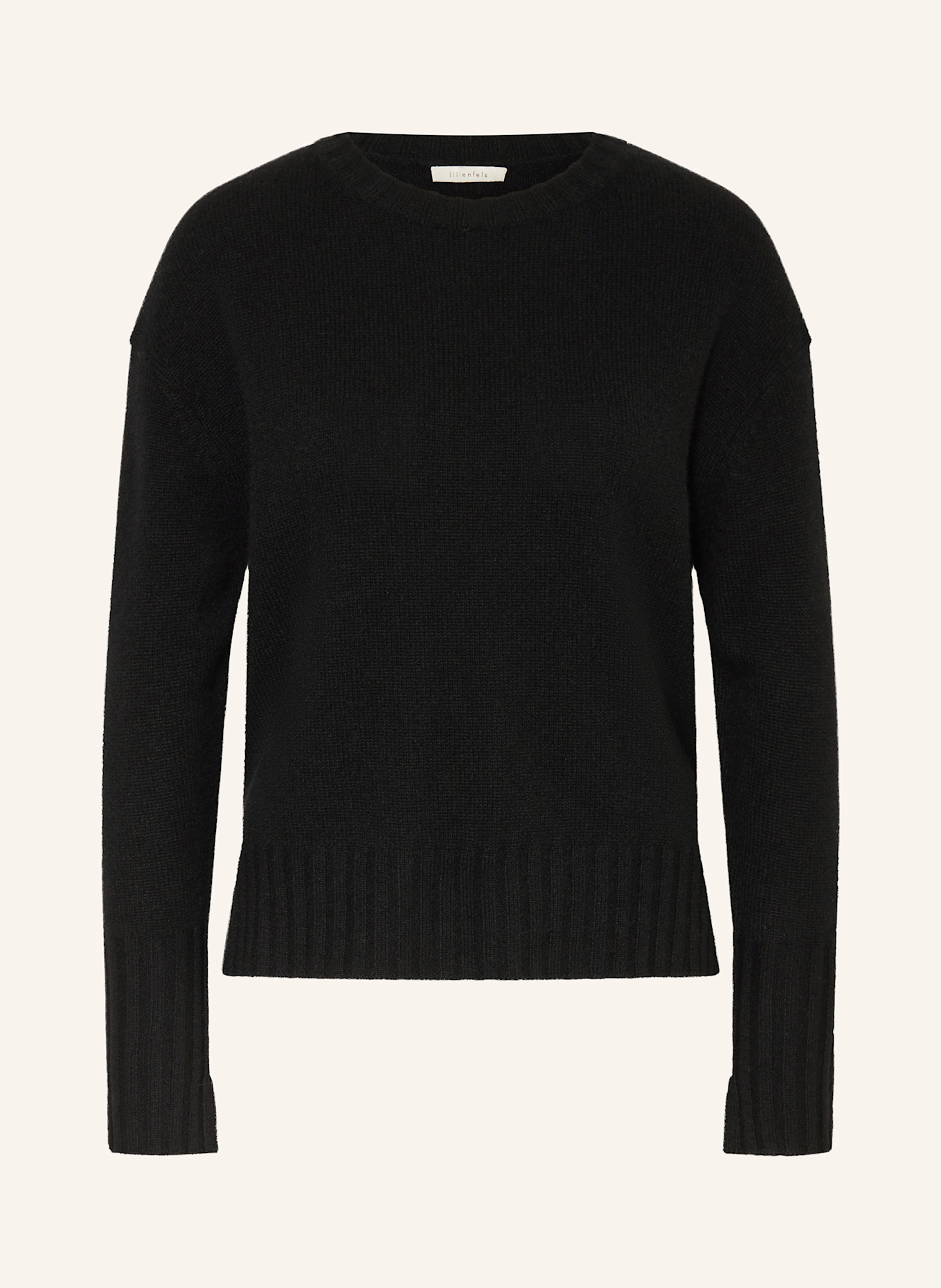 lilienfels Cashmere-Pullover: SCHWARZ