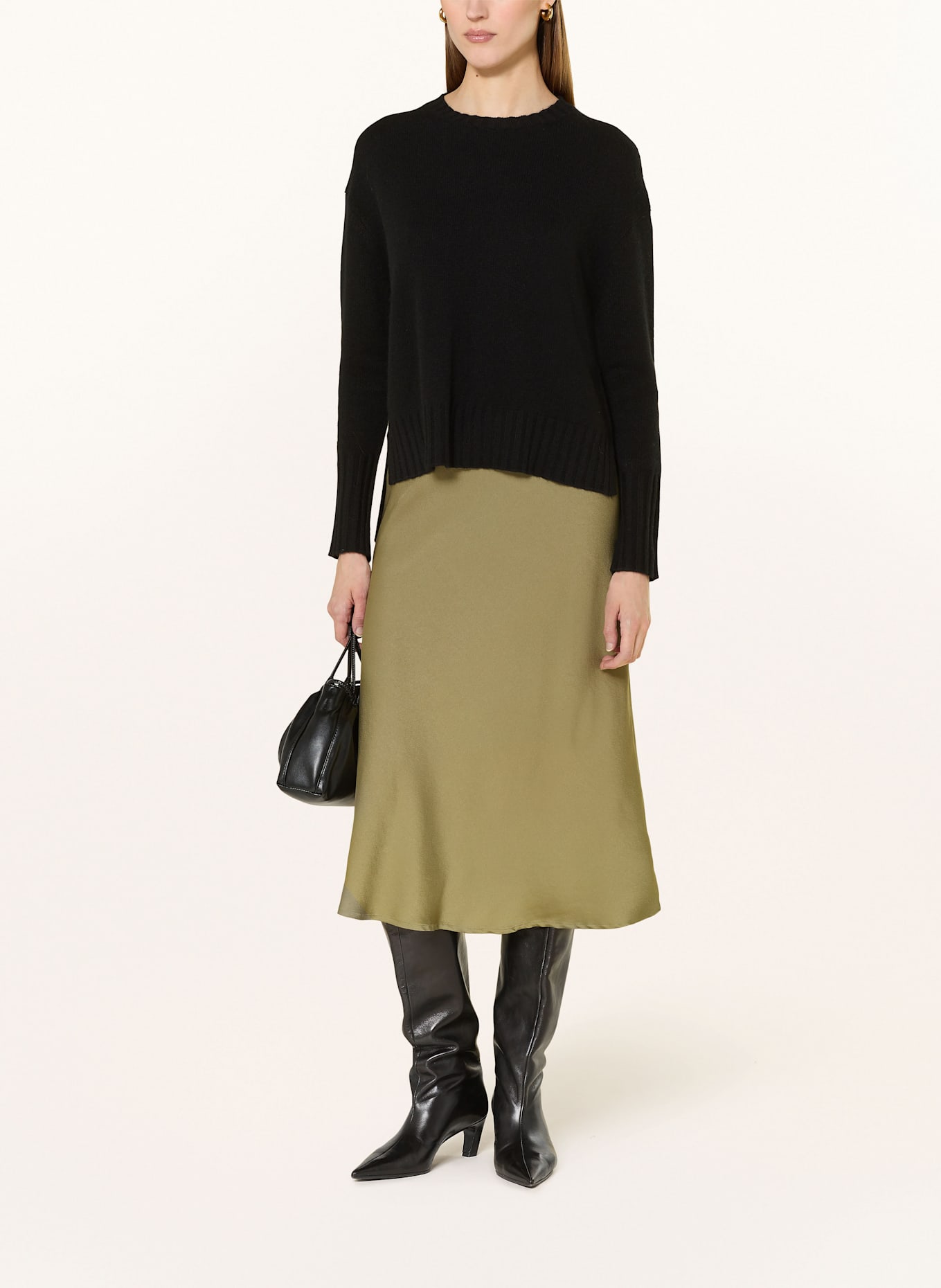 lilienfels Cashmere-Pullover: SCHWARZ