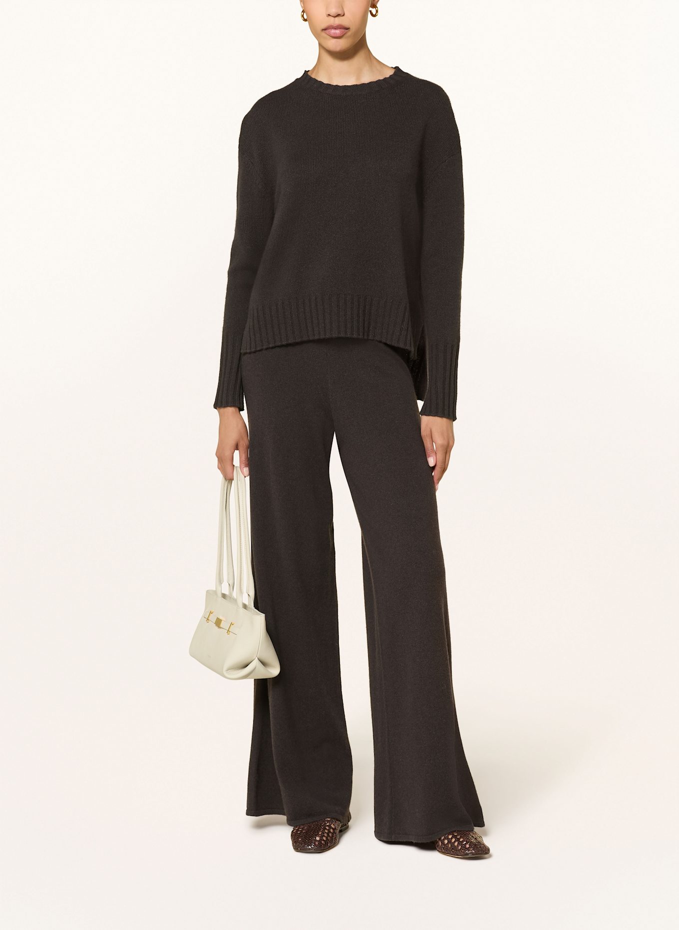 lilienfels Cashmere-Pullover: DUNKELBRAUN