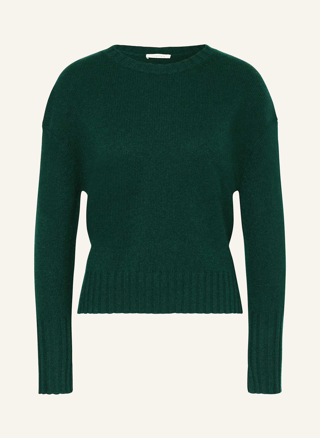 lilienfels Cashmere-Pullover: DUNKELGRÜN