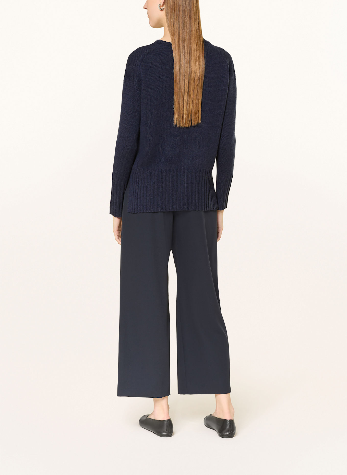 lilienfels Cashmere-Pullover: DUNKELBLAU