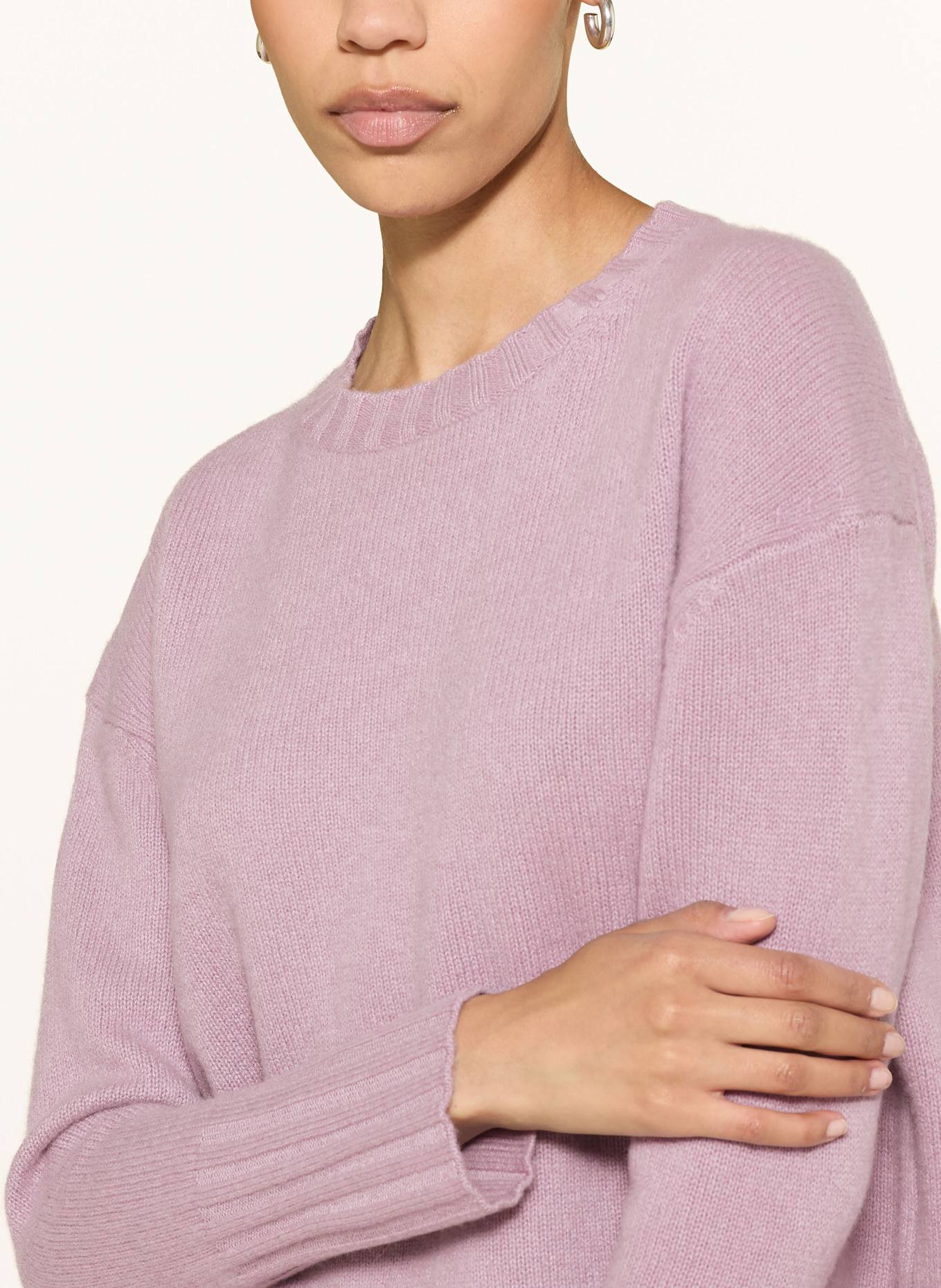 lilienfels Cashmere-Pullover: HELLLILA
