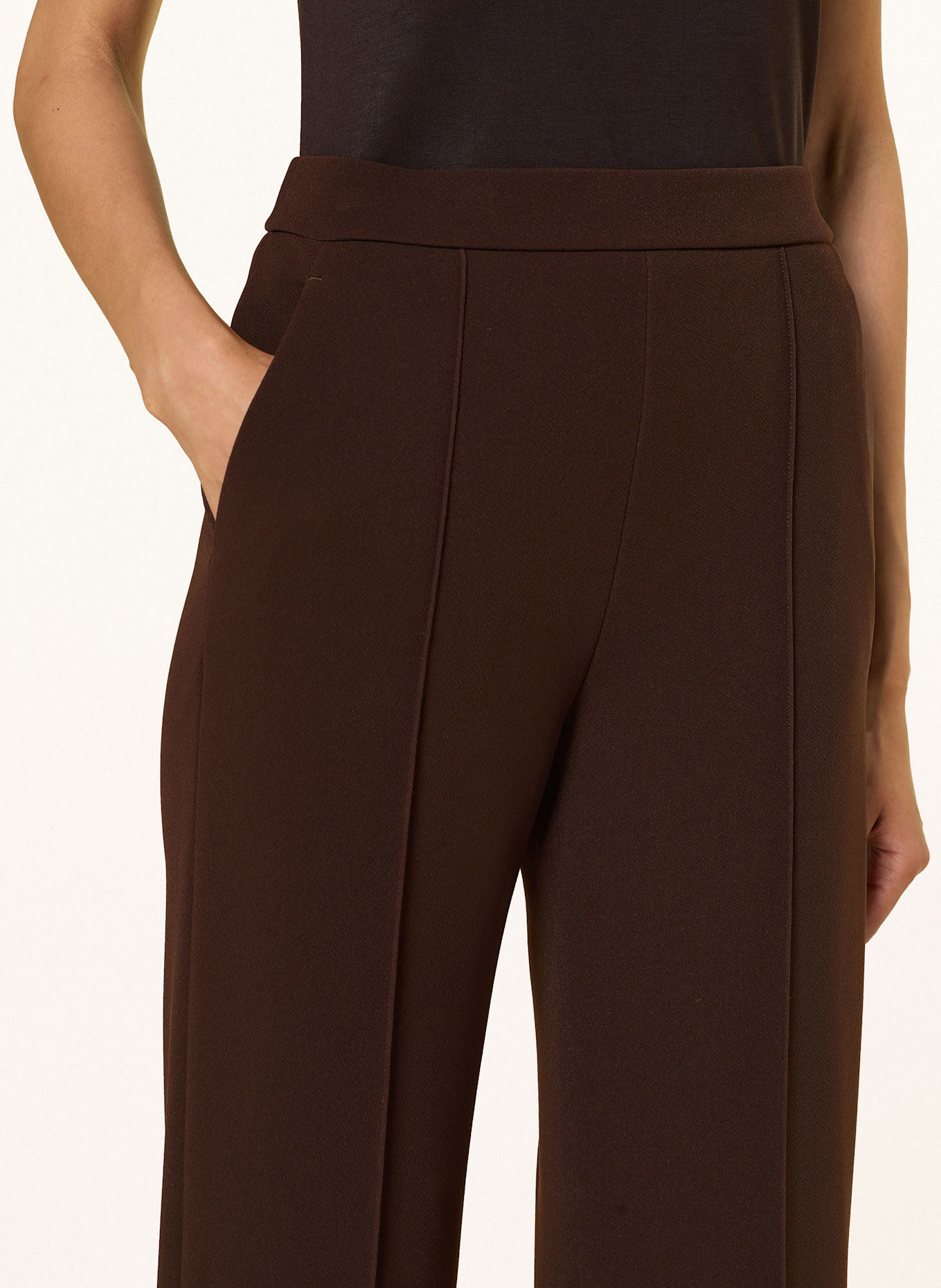 RAFFAELLO ROSSI Hose RENÉE: DUNKELBRAUN