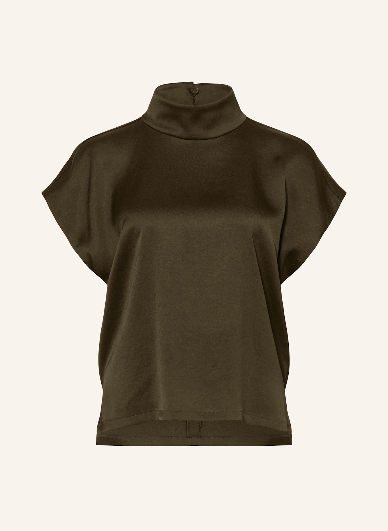 DRYKORN Blusenshirt ALARIA_1 aus Satin: DUNKELGRÜN