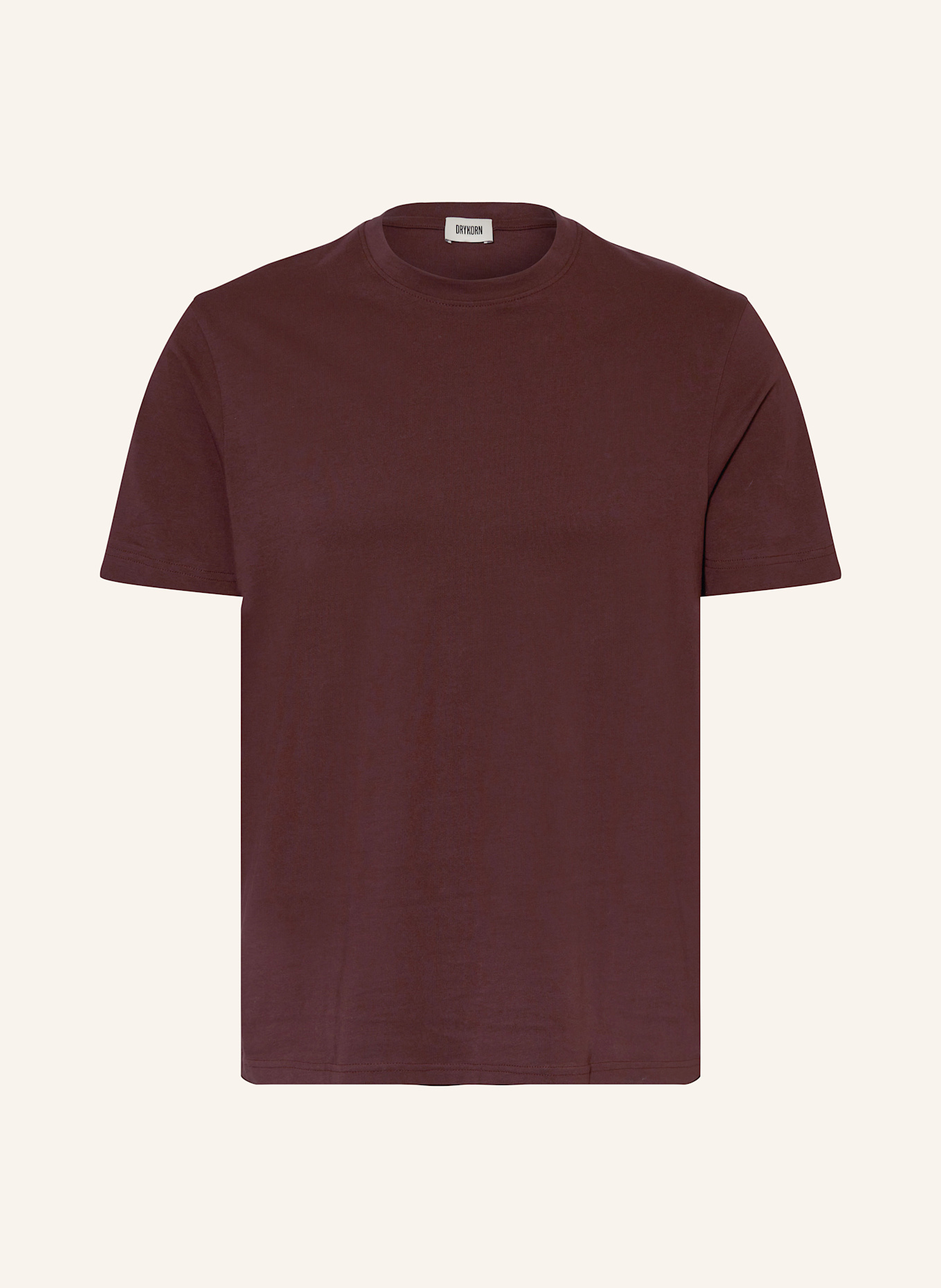 DRYKORN T-Shirt RAPHAEL: DUNKELROT