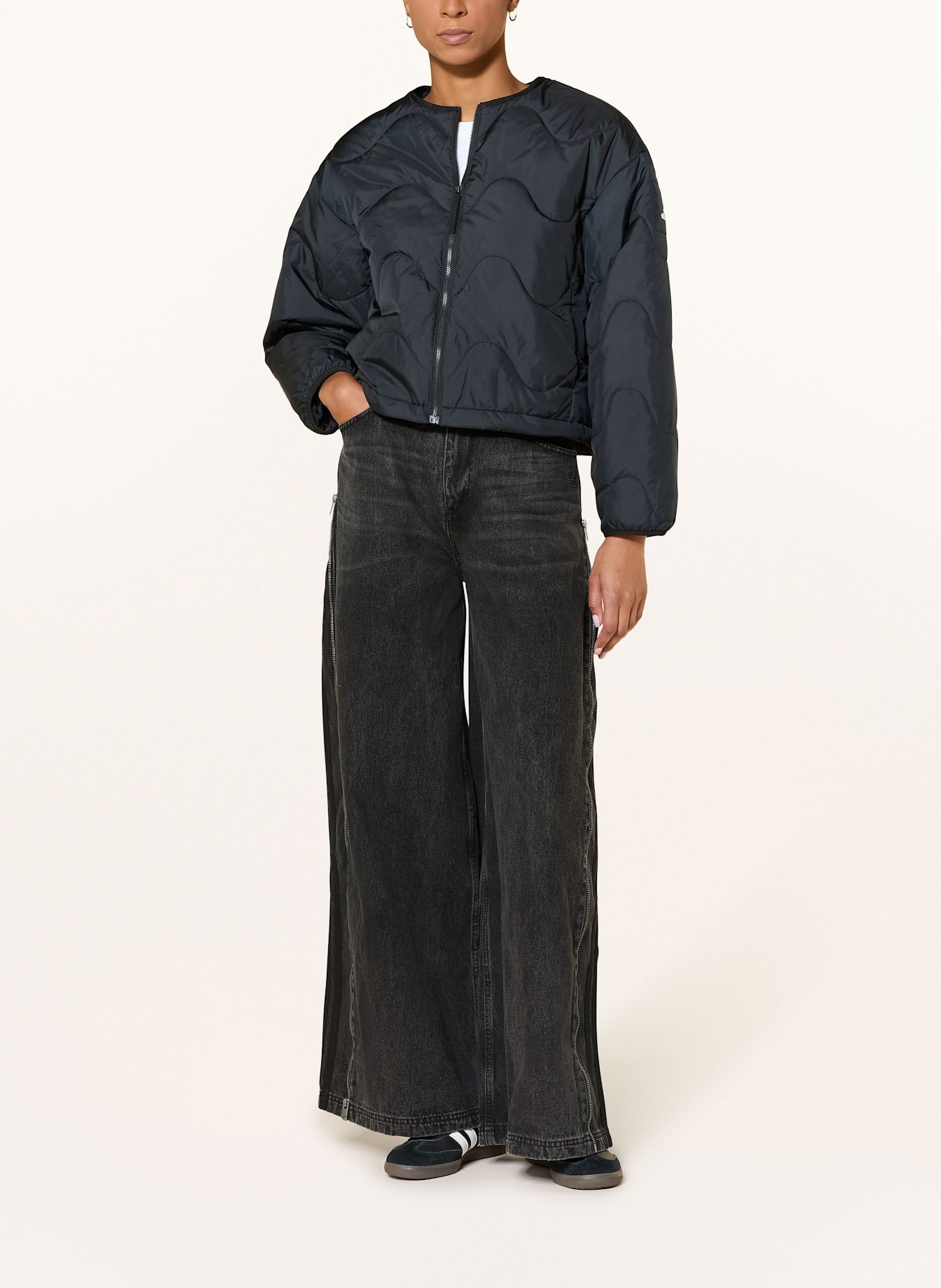 adidas Steppjacke NUGANIC: SCHWARZ