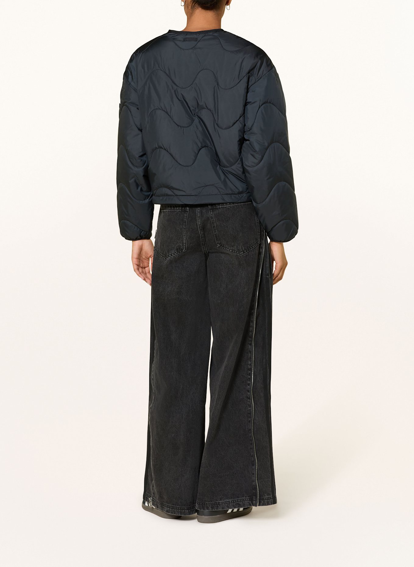 adidas Steppjacke NUGANIC: SCHWARZ