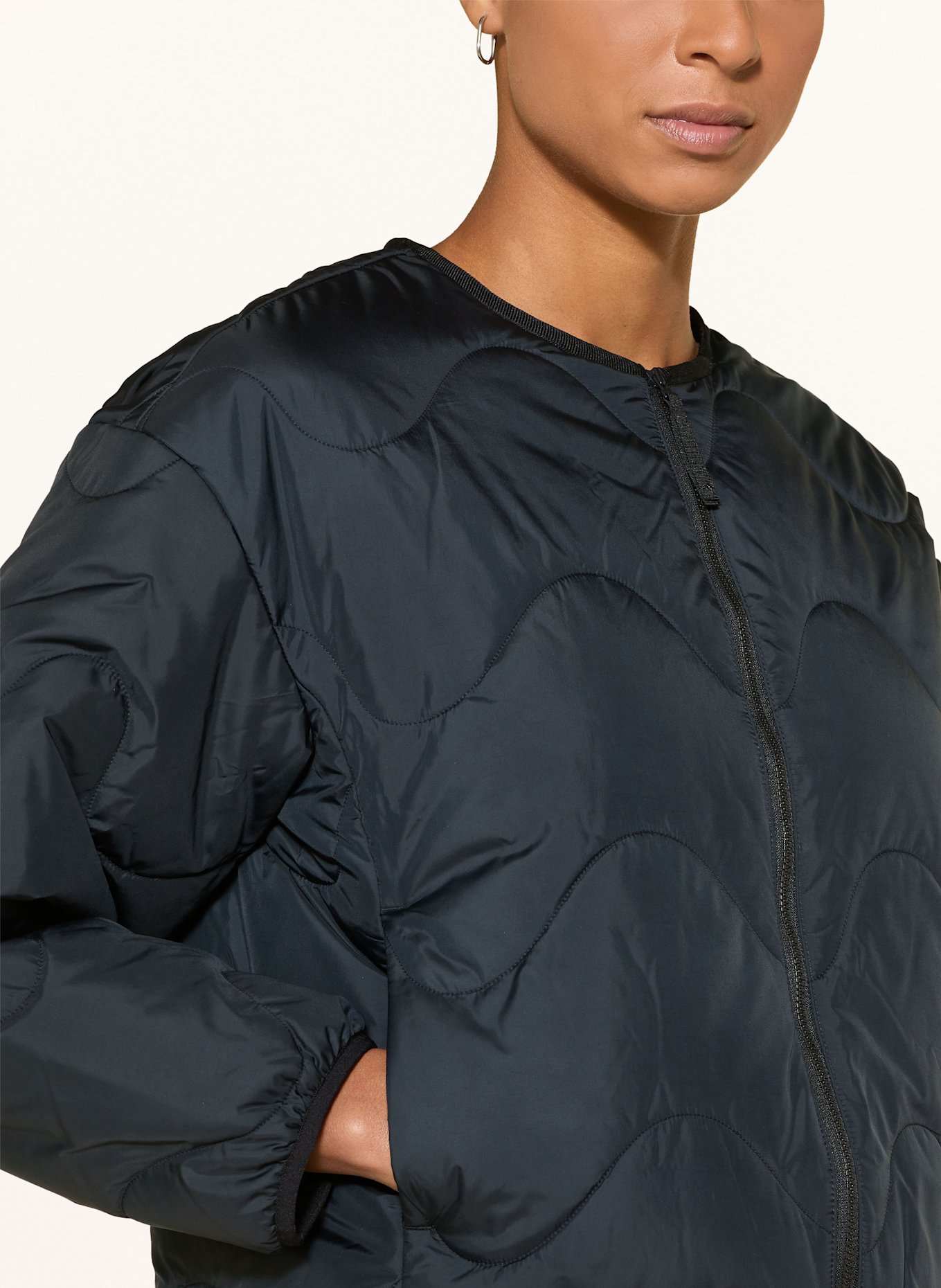 adidas Steppjacke NUGANIC: SCHWARZ