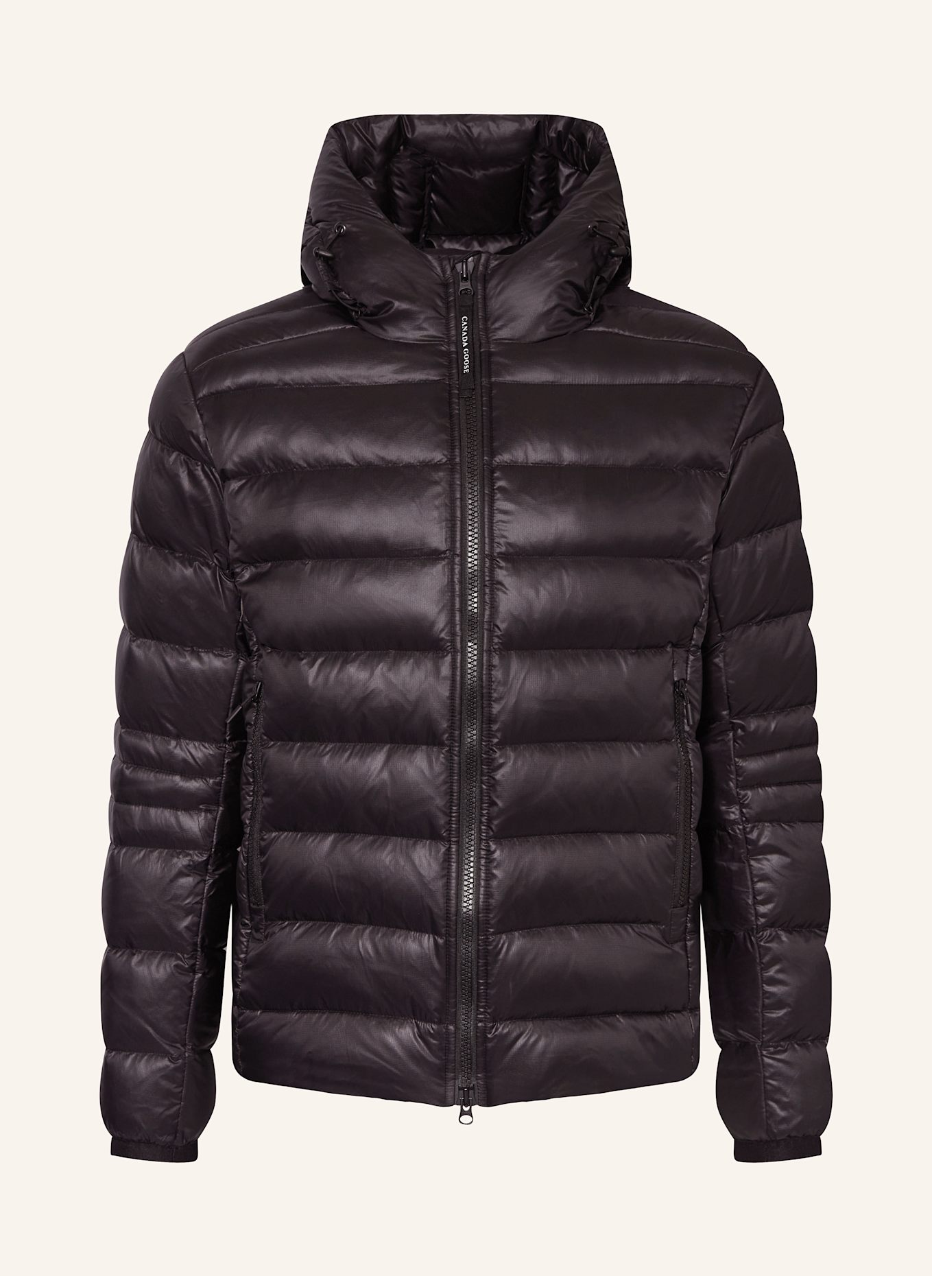 CANADA GOOSE Lightweight down jacket CROFTON: BLACK
